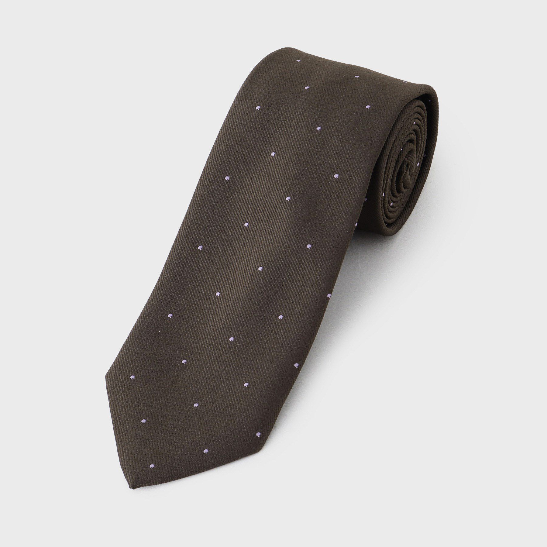 THE SHOP TK「アソートピンドットネクタイ 【洗濯機OK】」|ネクタイ・蝶ネクタイ|ボルドー(664)