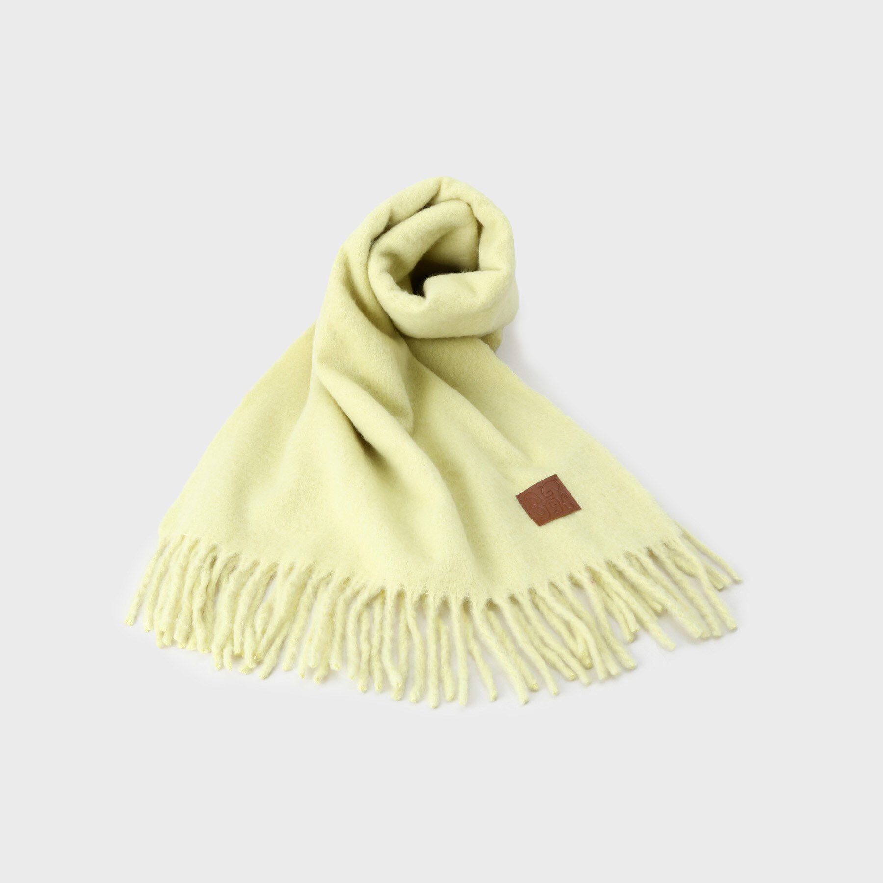 THE SHOP TK「【選べる6色】ループカラーストール」|ストール|イエロー(931)