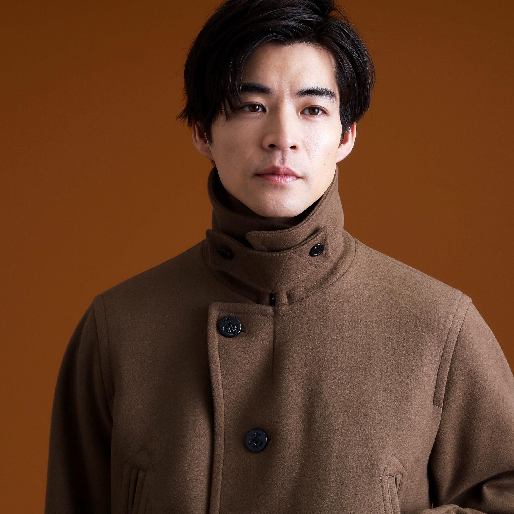 THE SHOP TK「ウーリックシングルPジャケット」|ピーコート|