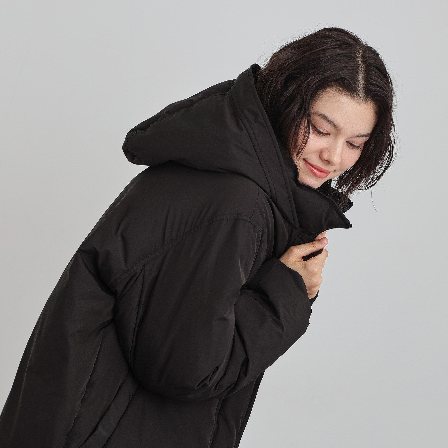 THE SHOP TK「【ぎゅっとされているような暖かさ】撥水中綿ブルゾン」|ダウン|