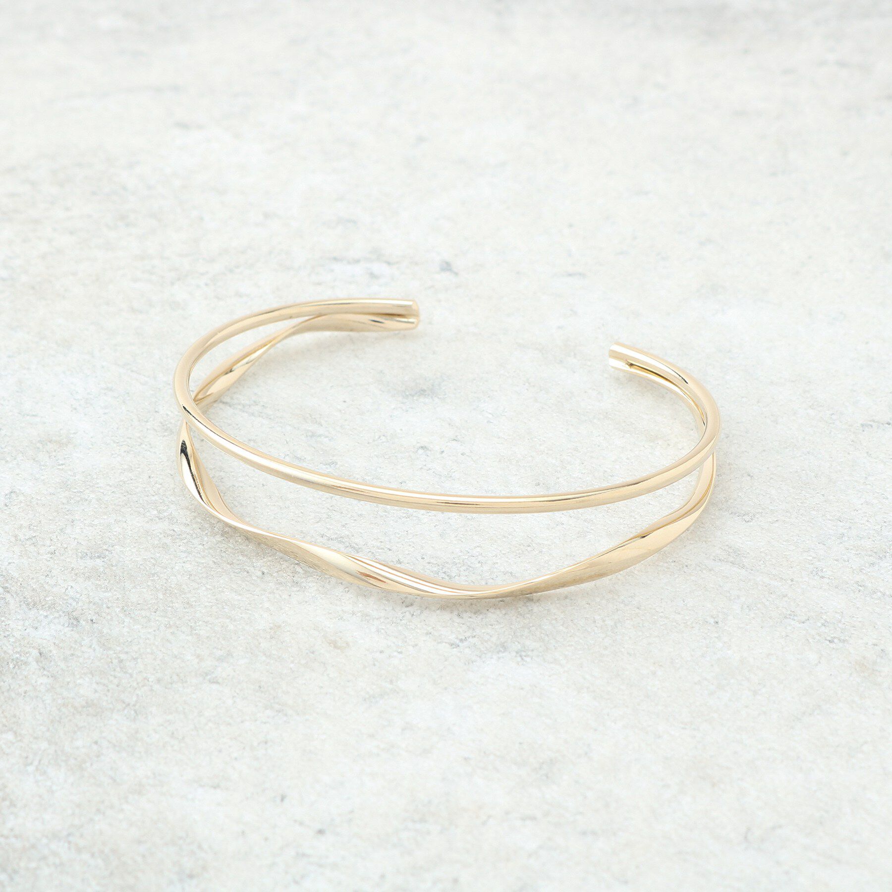 THE SHOP TK「ダブルラインバングル」|ブレスレット・バングル|