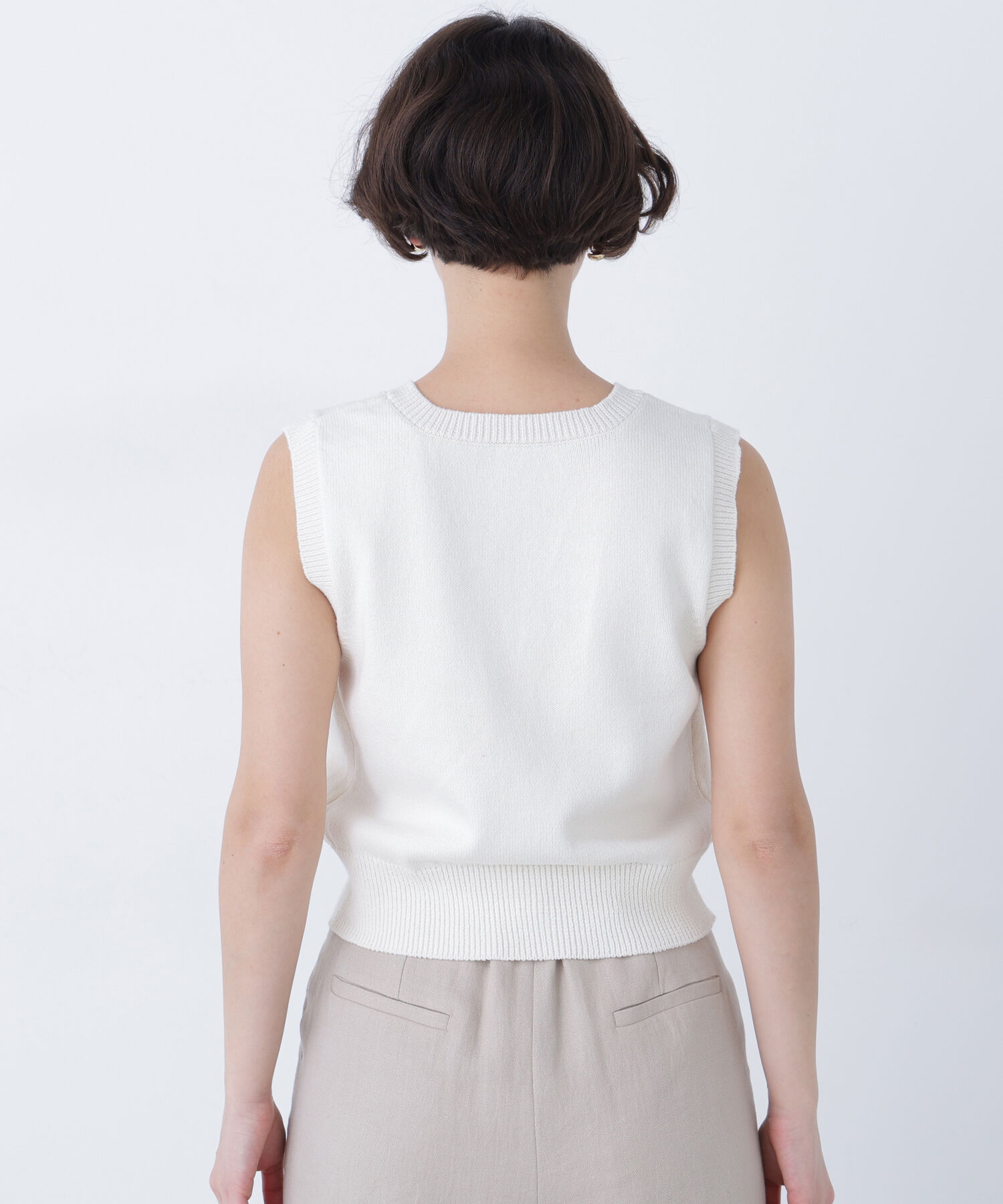  「〈N.〉コンパクトニットベスト」|ニット・セーター|