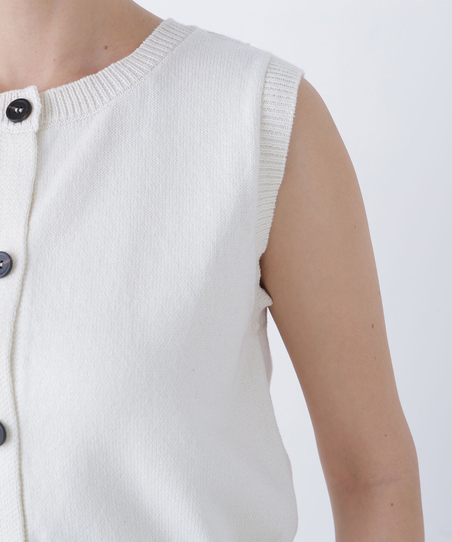  「〈N.〉コンパクトニットベスト」|ニット・セーター|