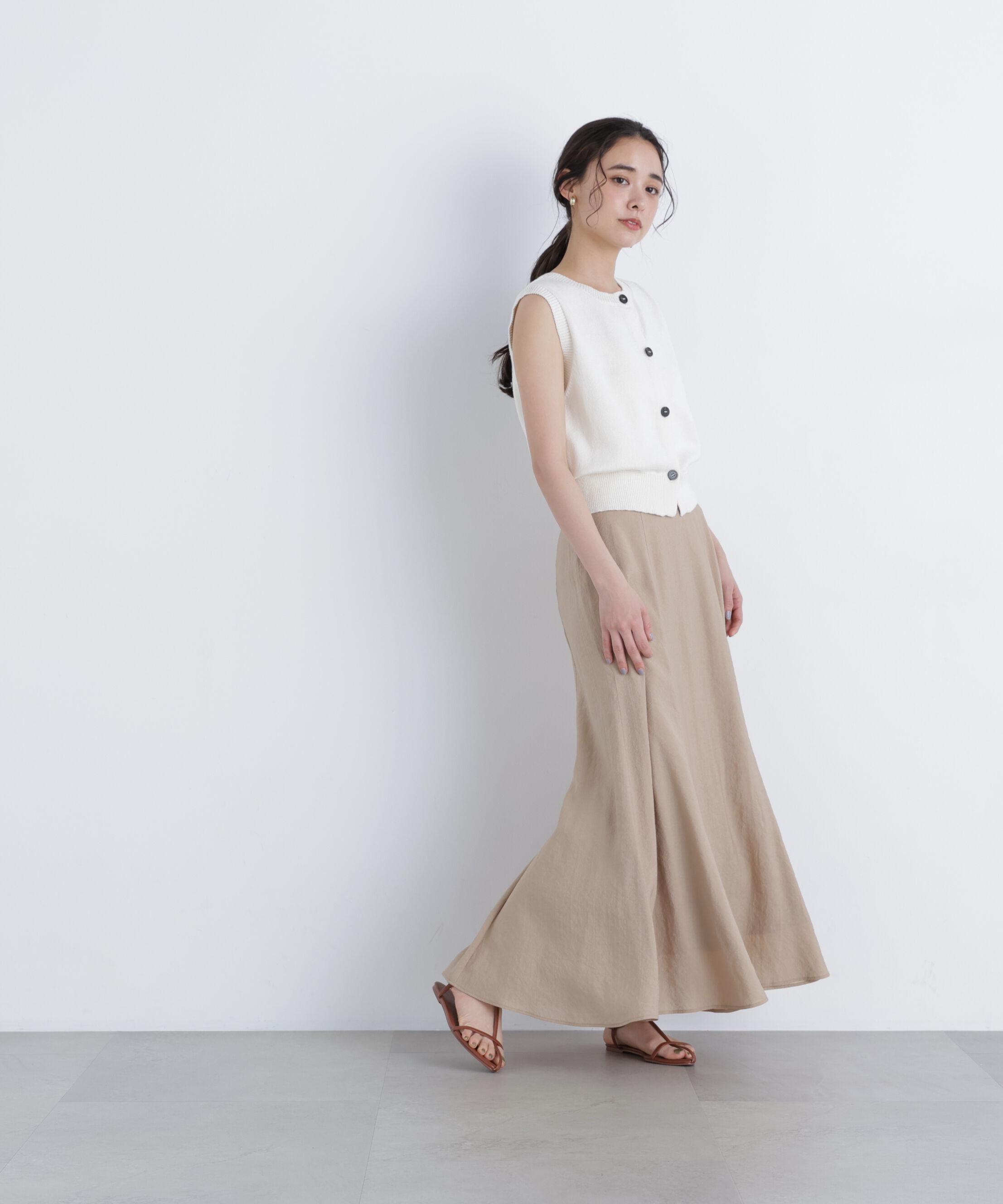  「〈N.〉コンパクトニットベスト」|ニット・セーター|