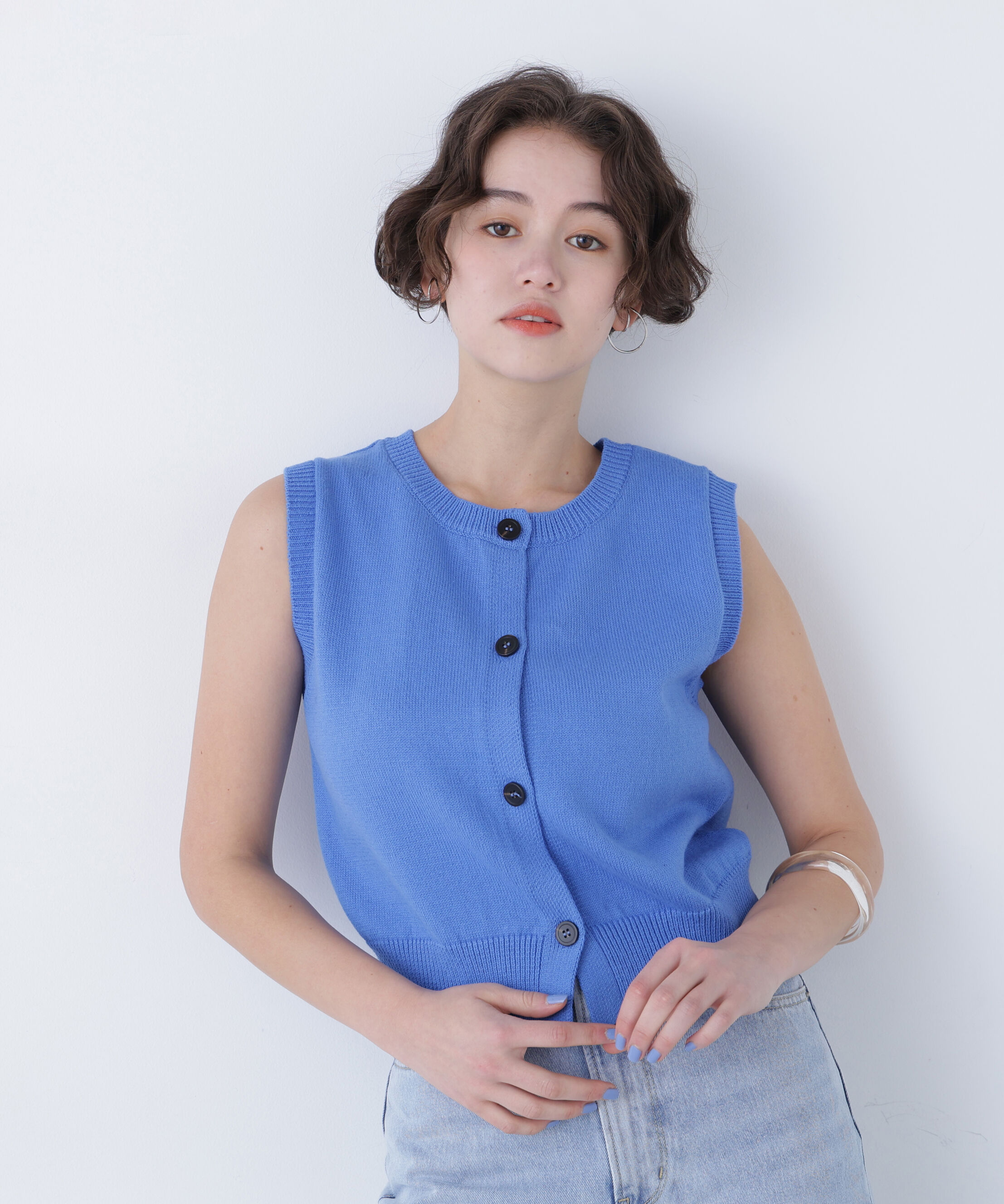  「〈N.〉コンパクトニットベスト」|ニット・セーター|