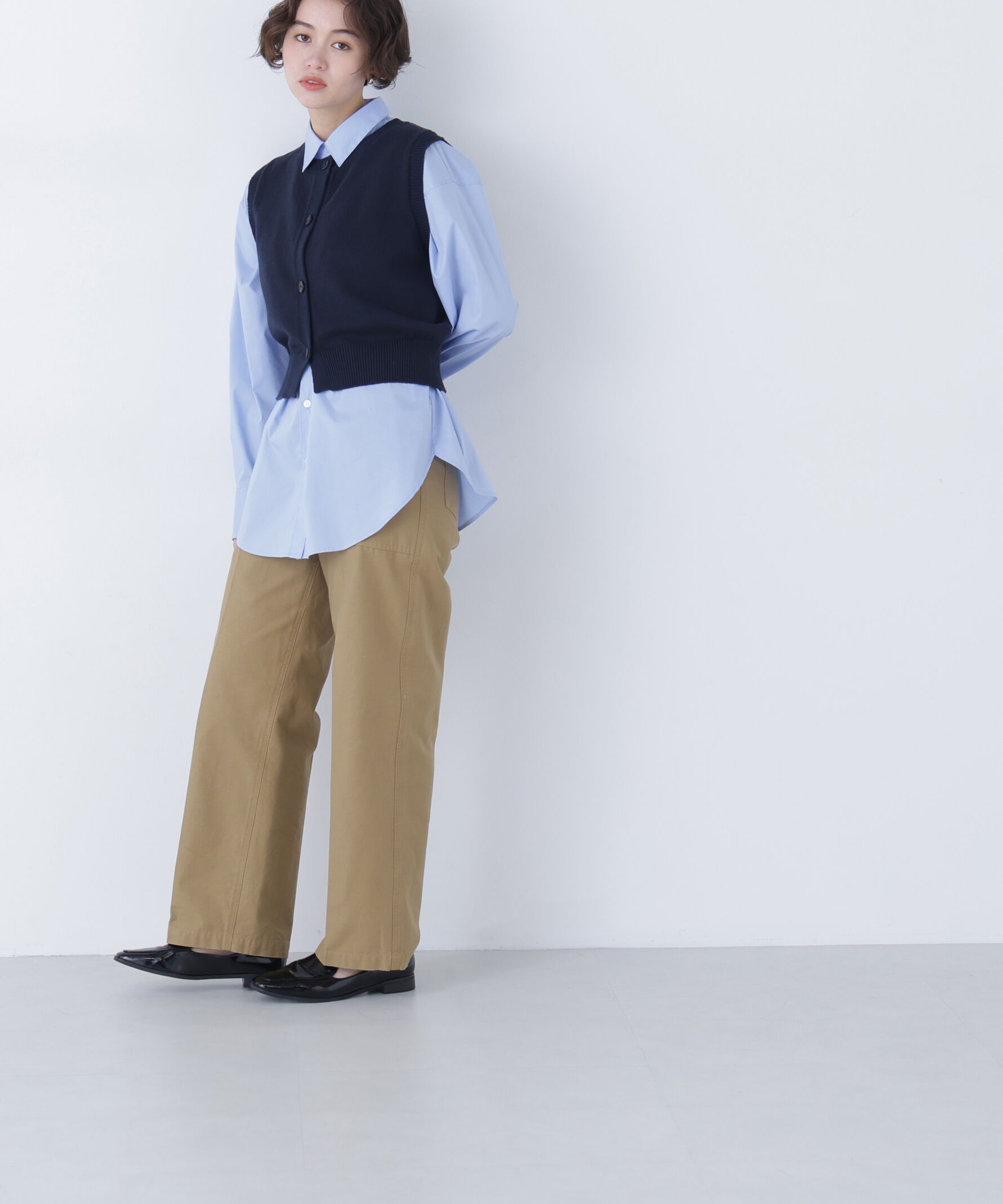  「〈N.〉コンパクトニットベスト」|ニット・セーター|