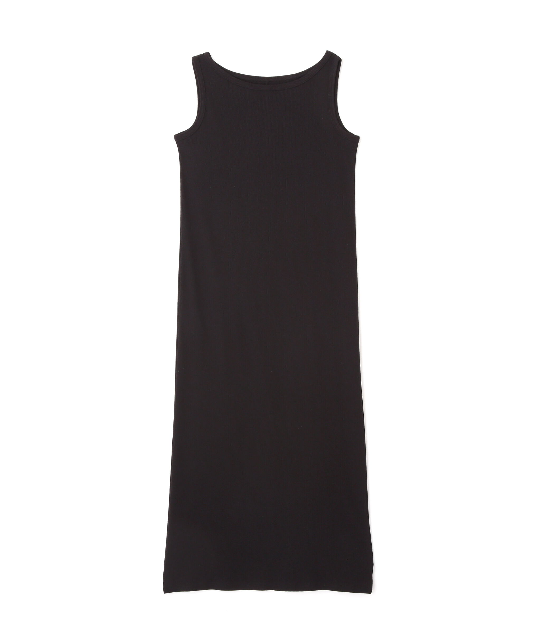  「ボートネックリブタンクトップワンピース」|ワンピース|