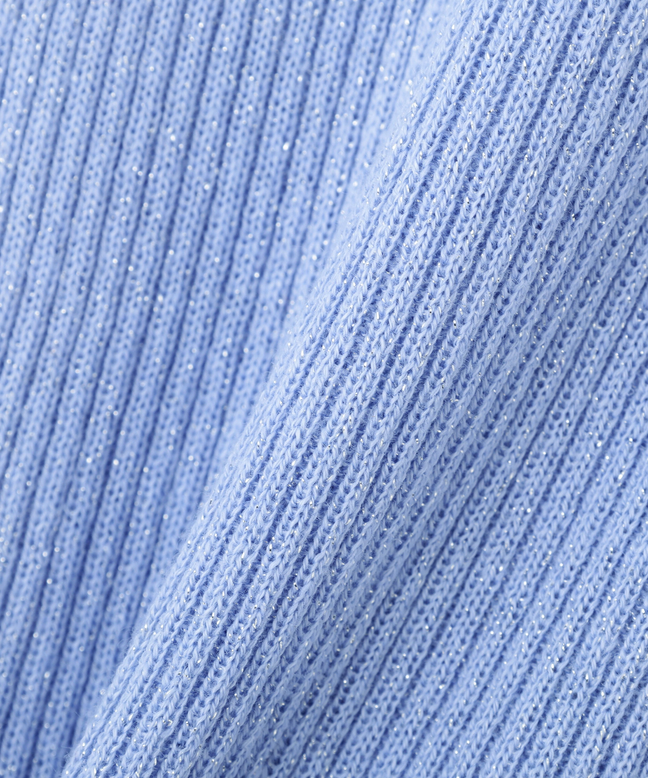  「衿付きラメニットカーディガン」|ニット・セーター|