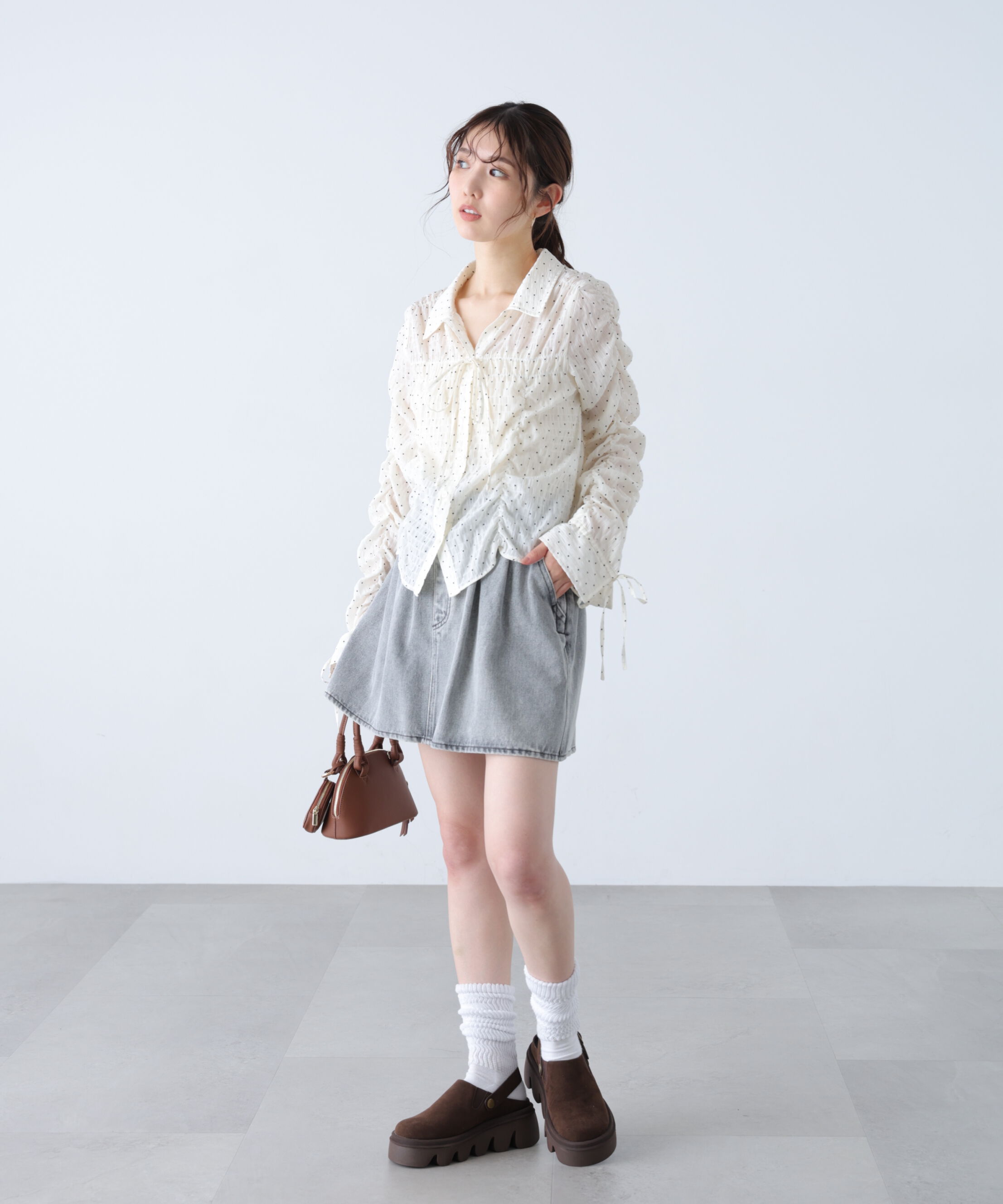  「シャーリングアソートシャツ」|シャツ・ブラウス|