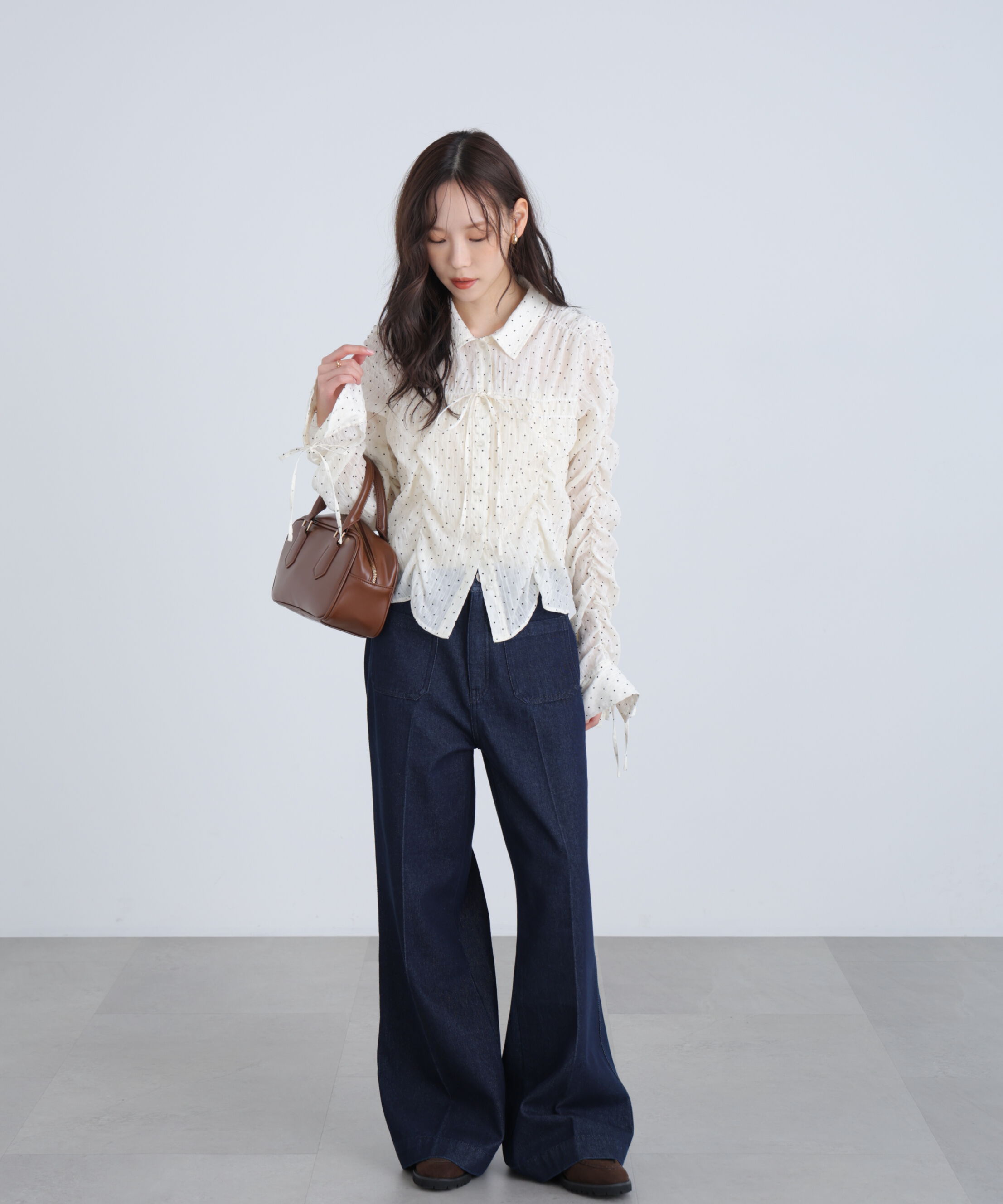  「シャーリングアソートシャツ」|シャツ・ブラウス|