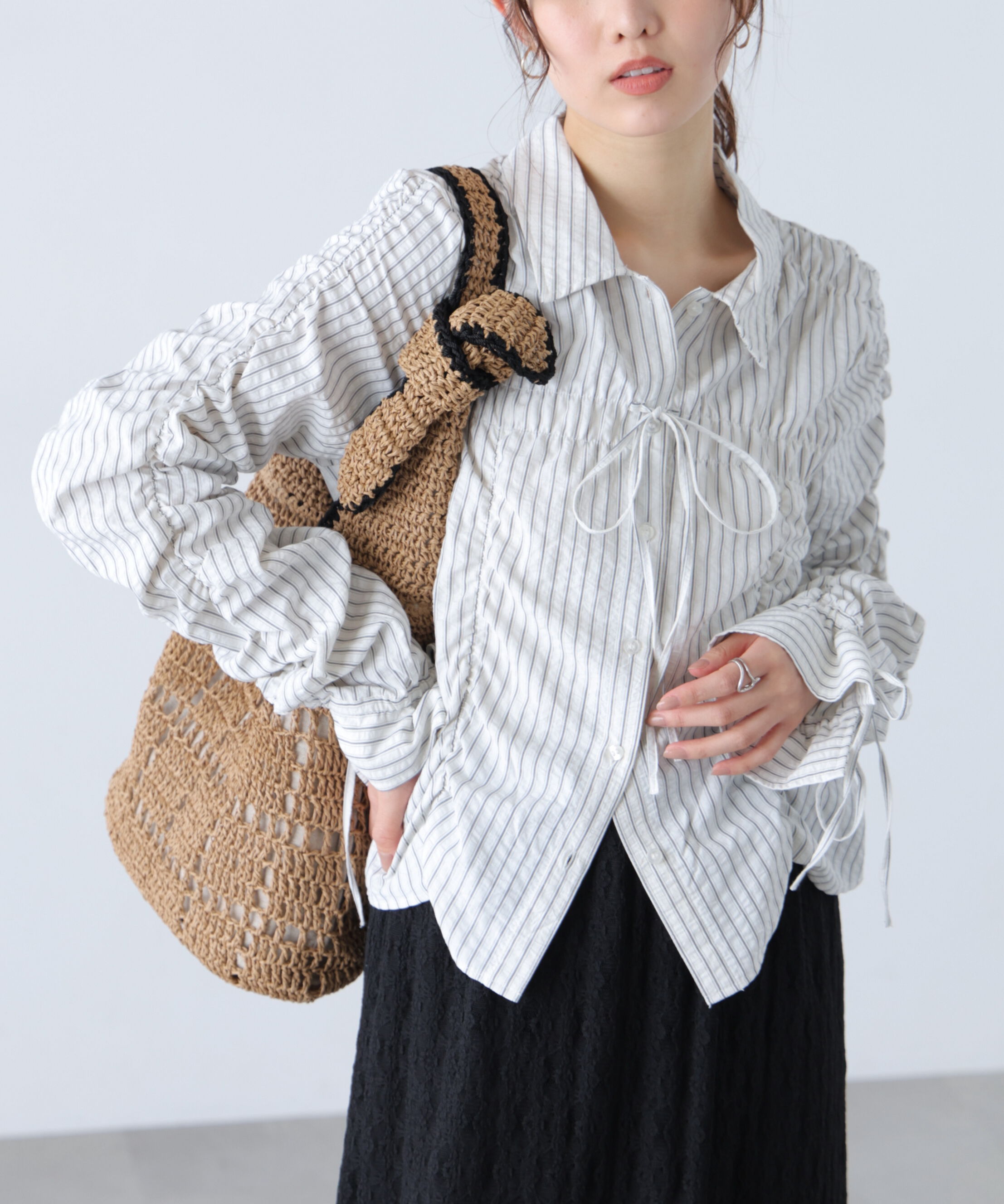  「シャーリングアソートシャツ」|シャツ・ブラウス|