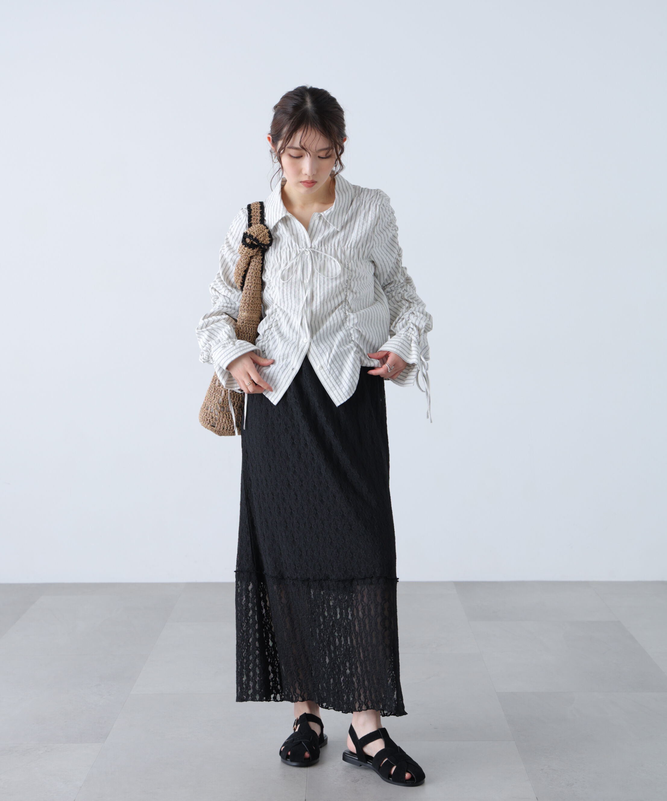  「シャーリングアソートシャツ」|シャツ・ブラウス|