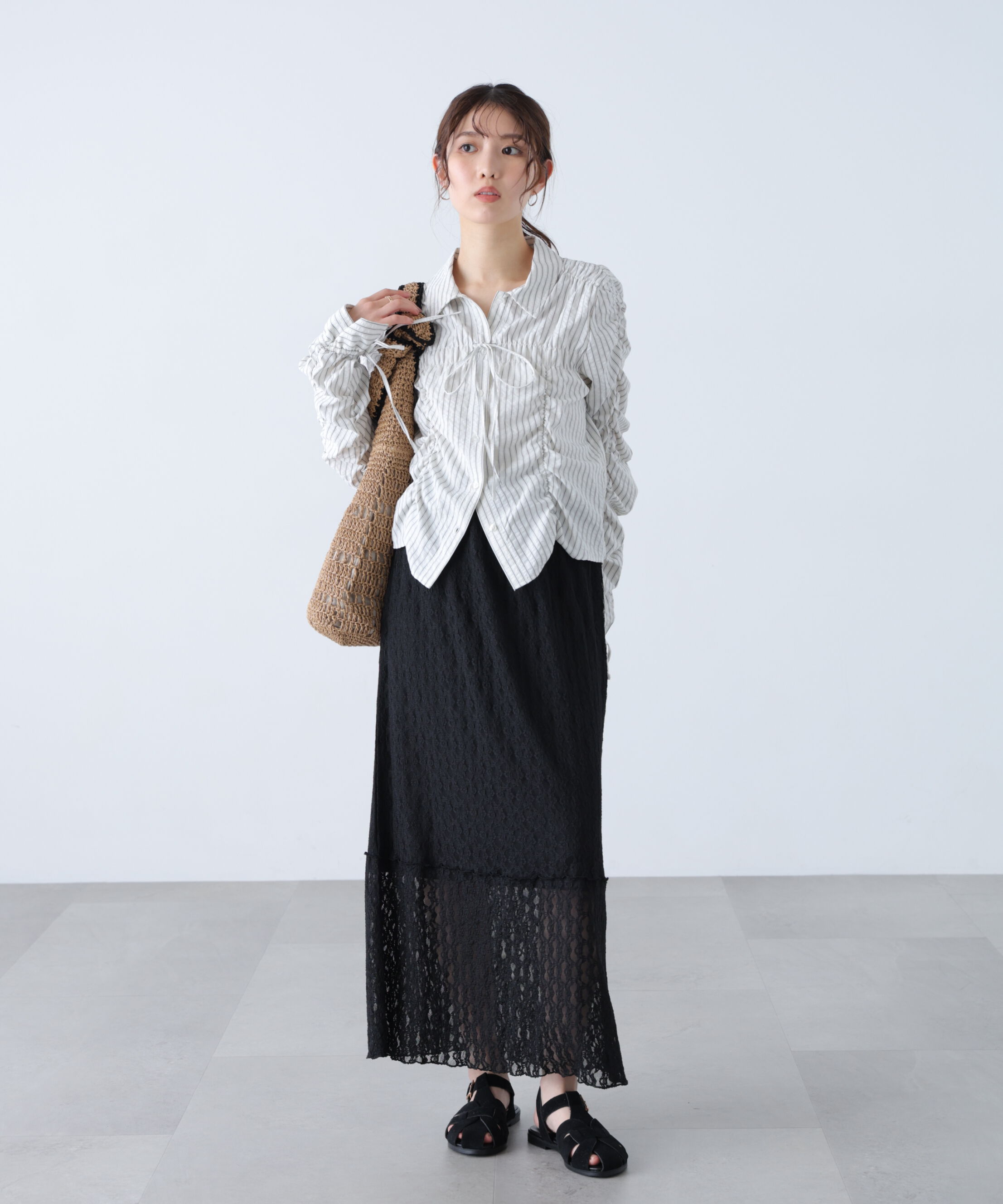  「シャーリングアソートシャツ」|シャツ・ブラウス|