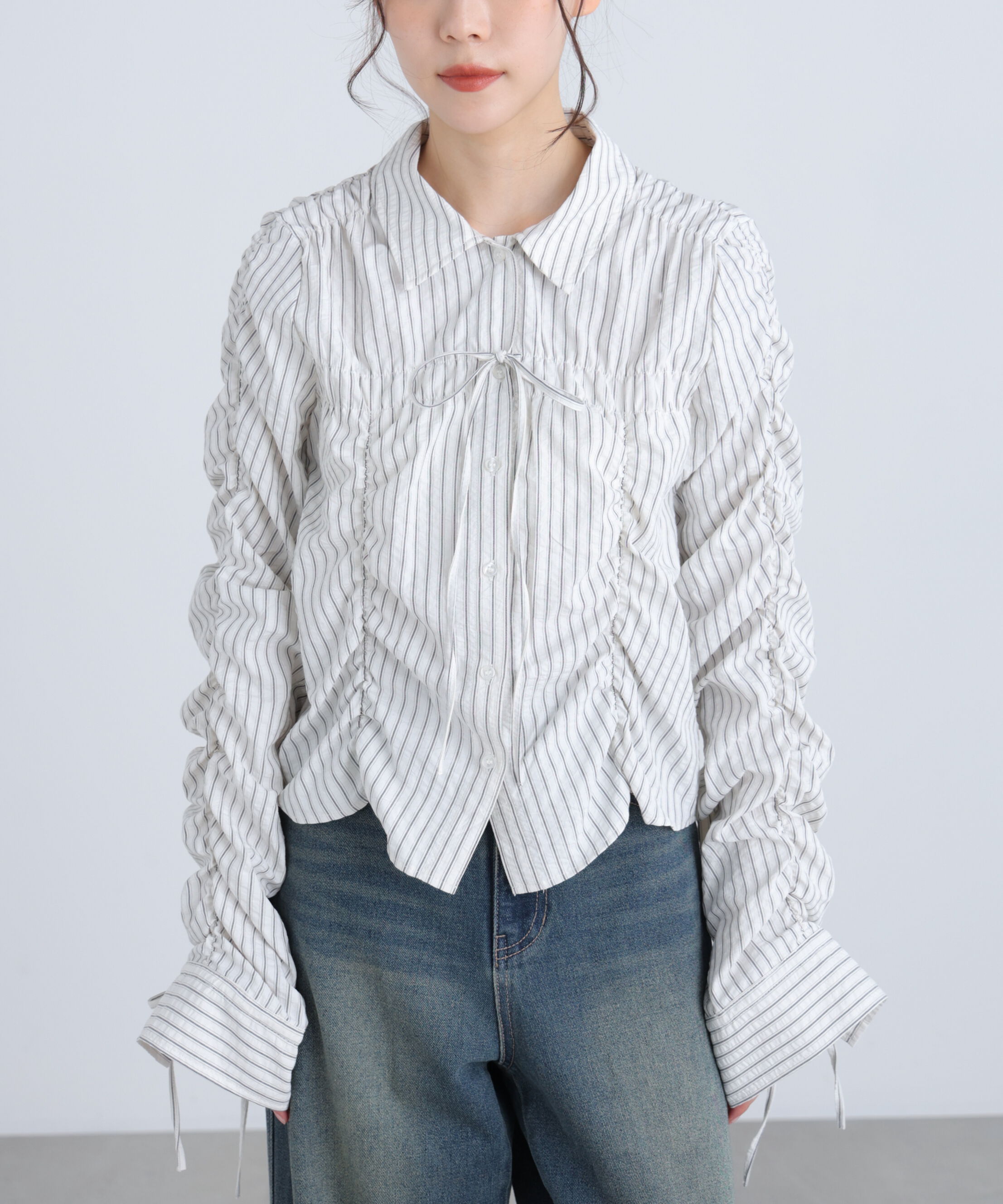  「シャーリングアソートシャツ」|シャツ・ブラウス|