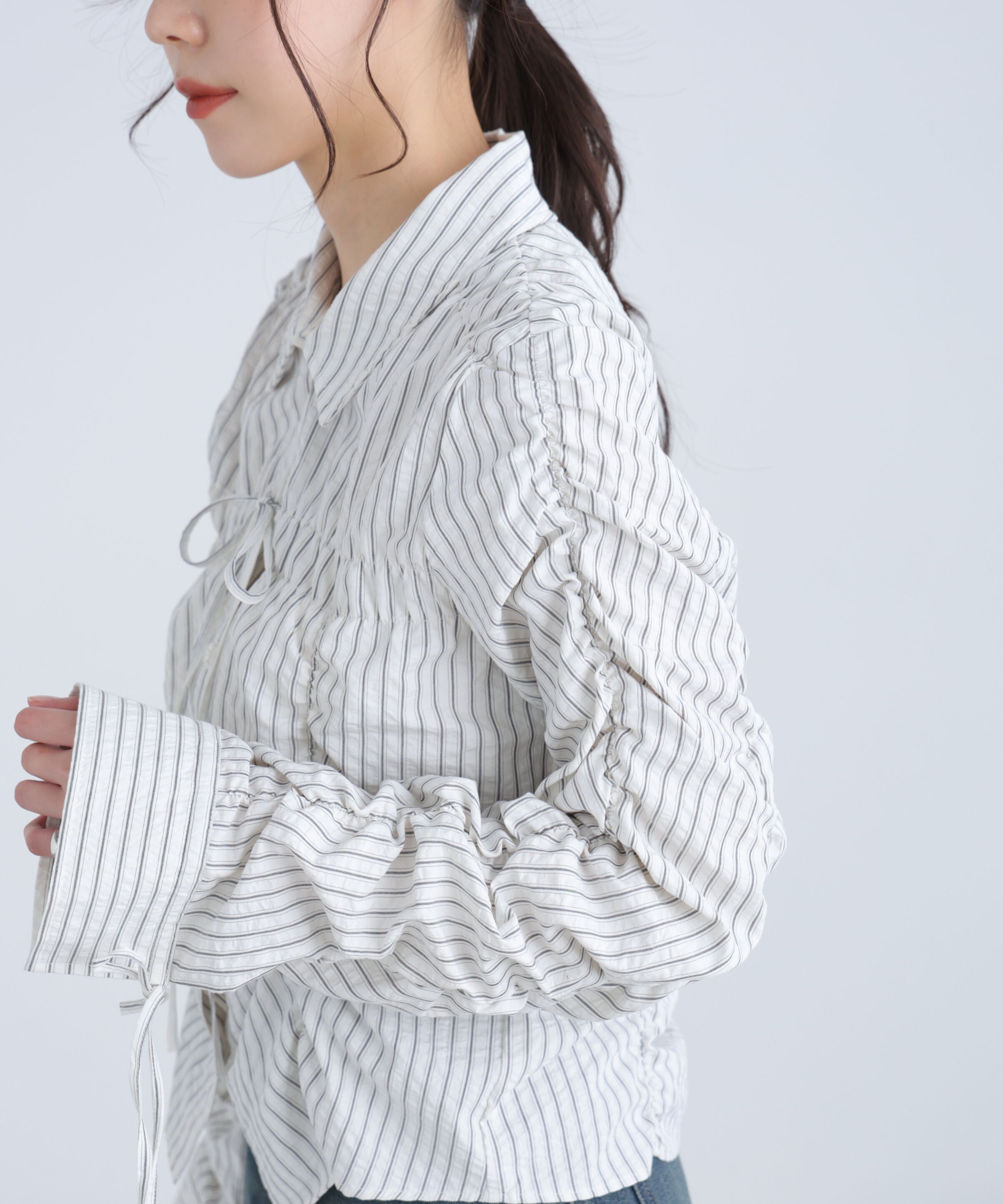  「シャーリングアソートシャツ」|シャツ・ブラウス|