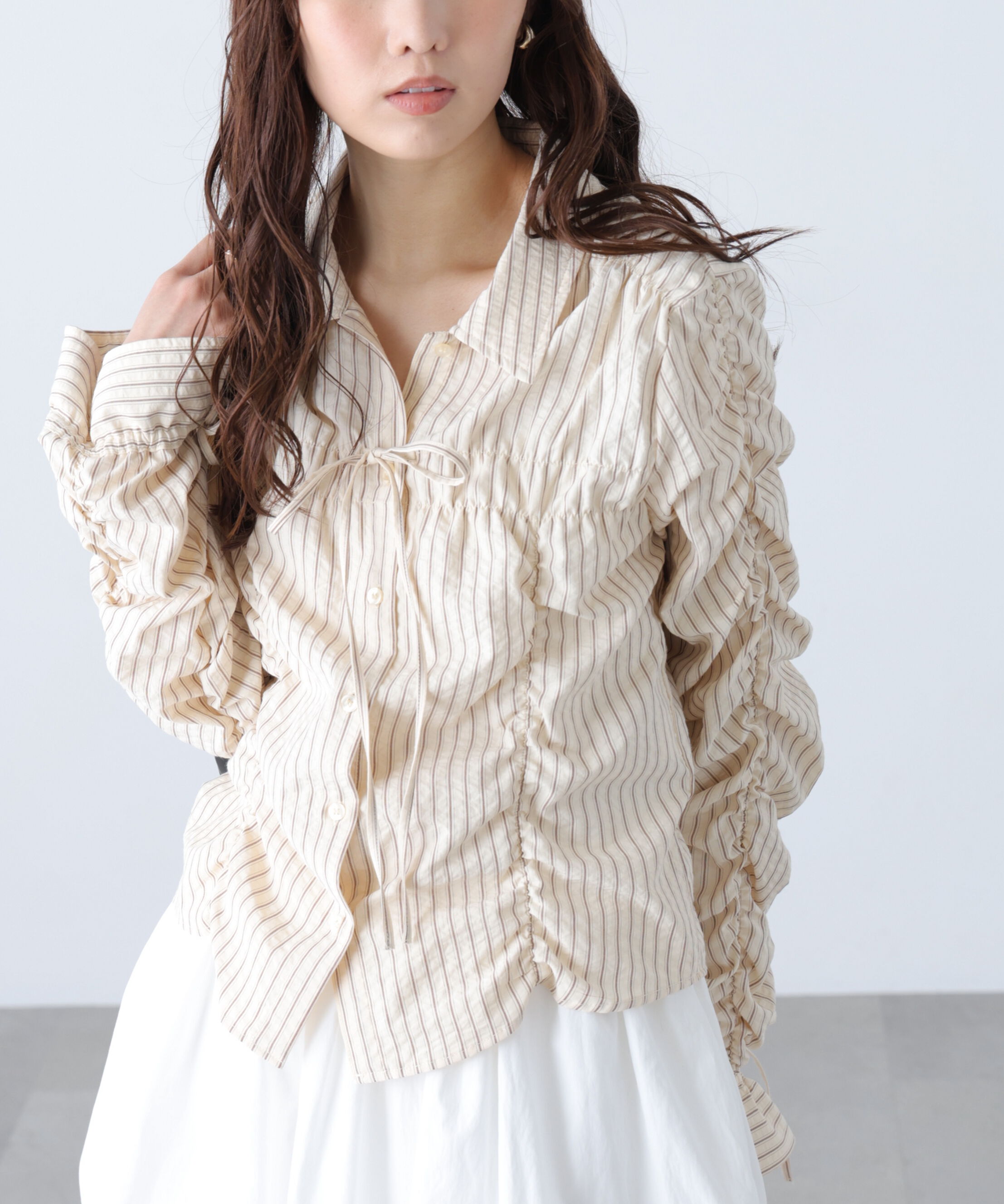  「シャーリングアソートシャツ」|シャツ・ブラウス|