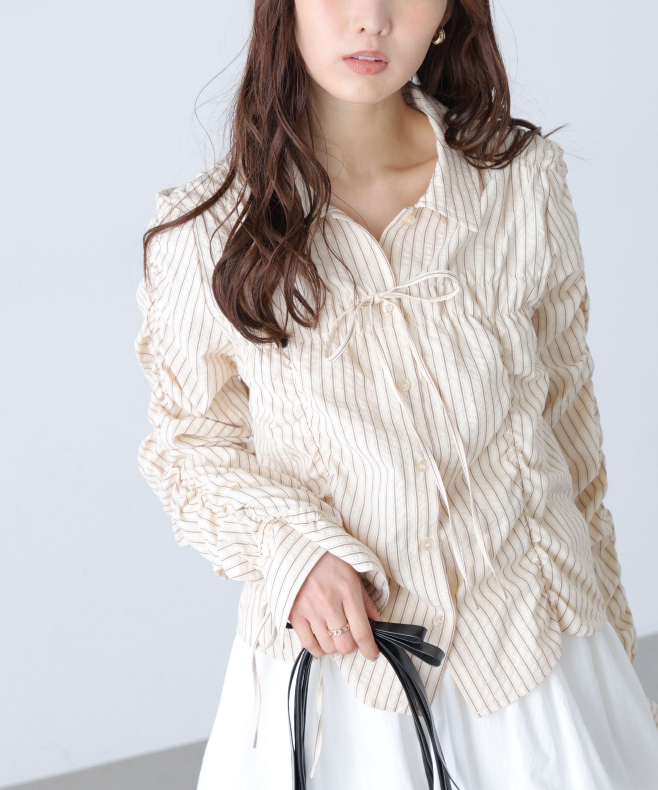  「シャーリングアソートシャツ」|シャツ・ブラウス|