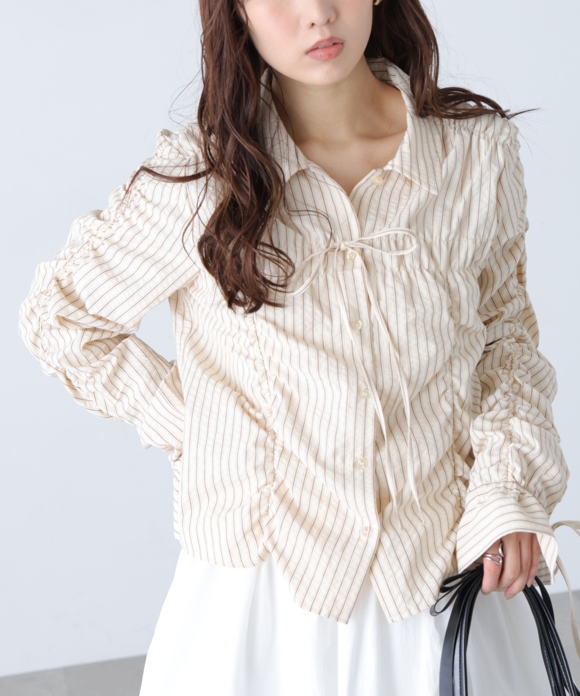  「シャーリングアソートシャツ」|シャツ・ブラウス|