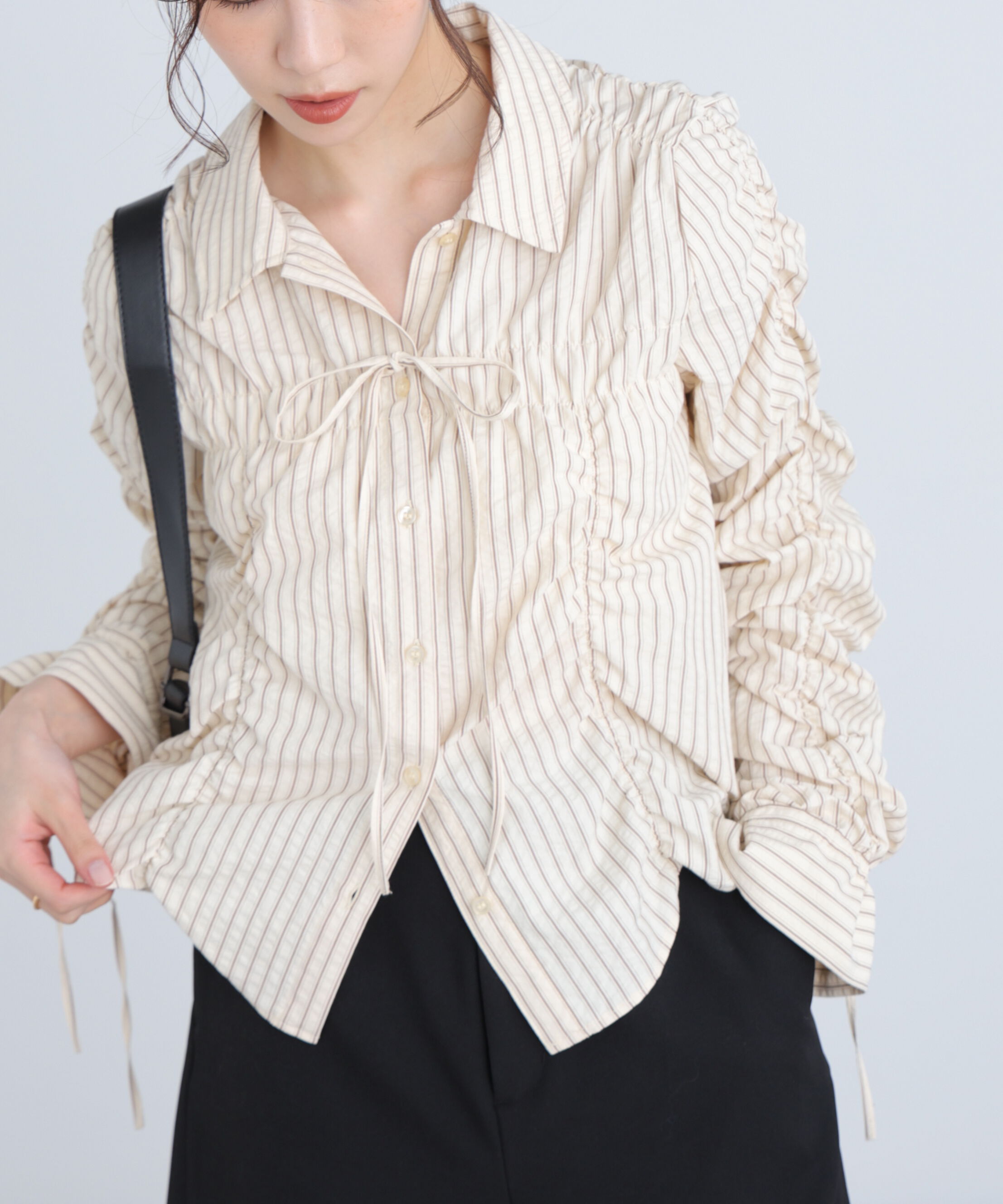  「シャーリングアソートシャツ」|シャツ・ブラウス|