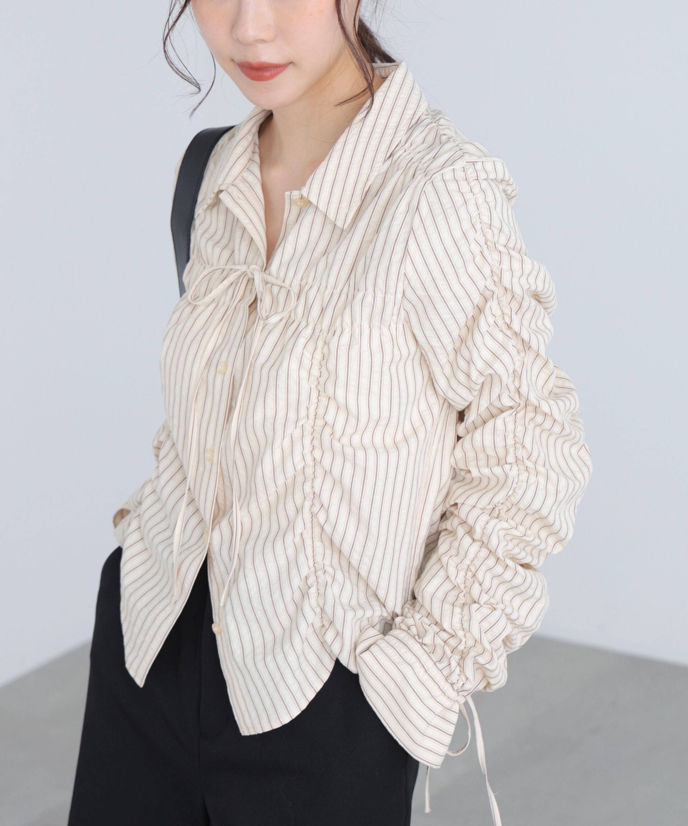  「シャーリングアソートシャツ」|シャツ・ブラウス|