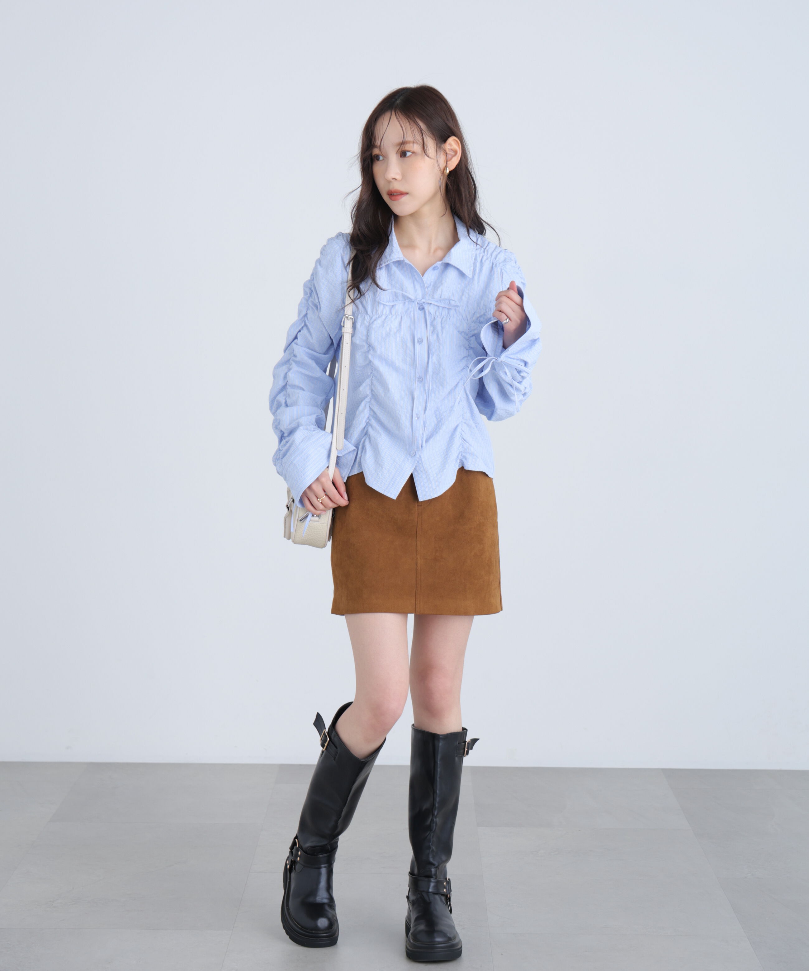  「シャーリングアソートシャツ」|シャツ・ブラウス|