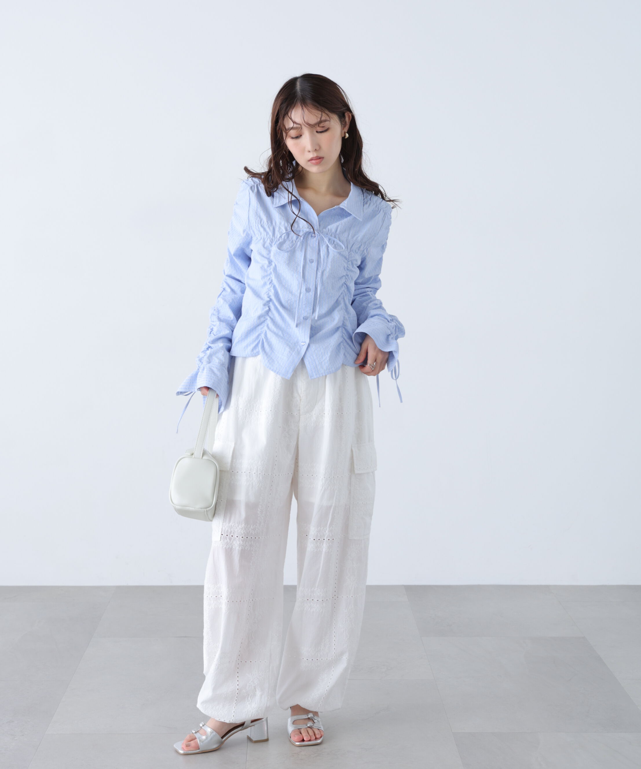  「シャーリングアソートシャツ」|シャツ・ブラウス|