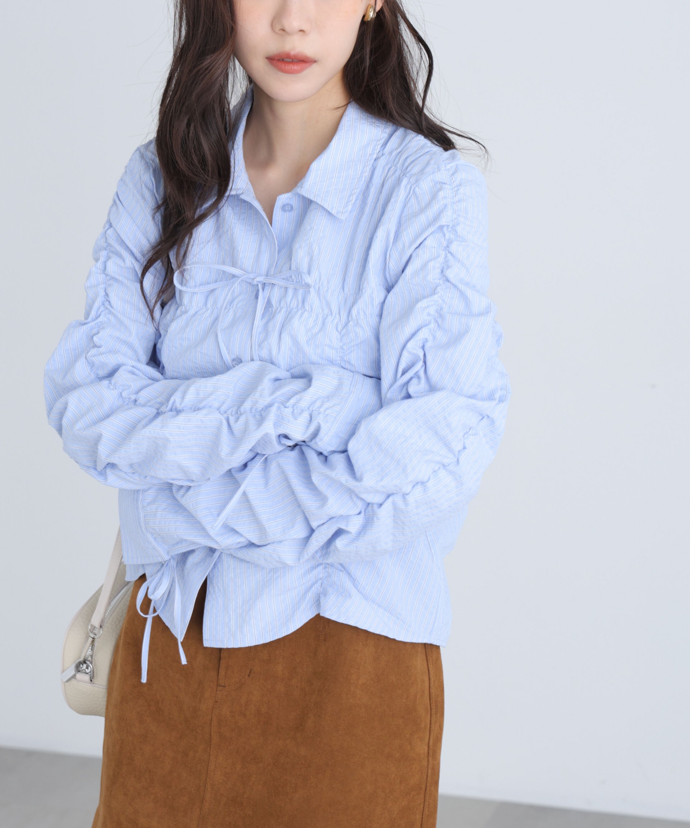  「シャーリングアソートシャツ」|シャツ・ブラウス|