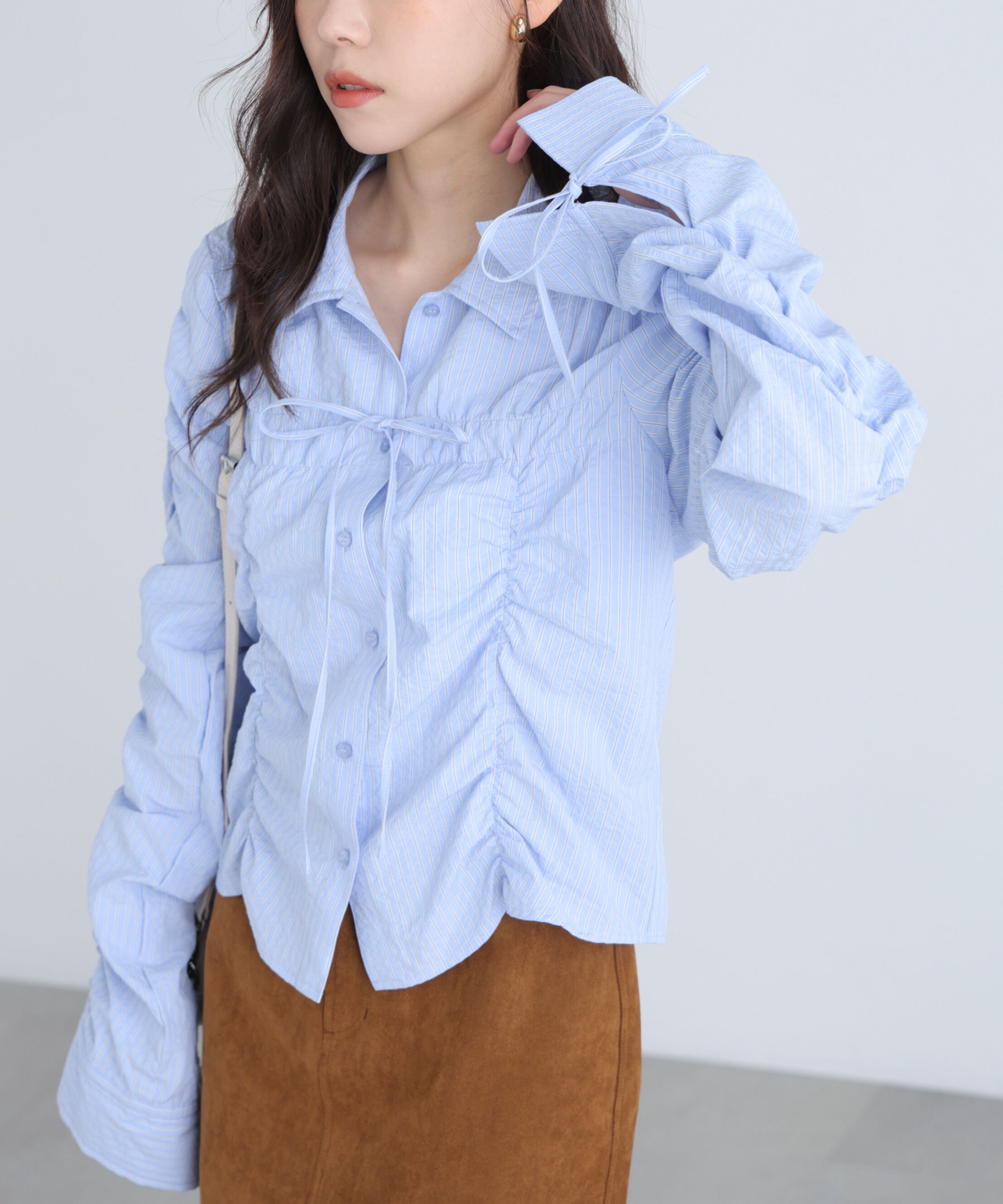  「シャーリングアソートシャツ」|シャツ・ブラウス|