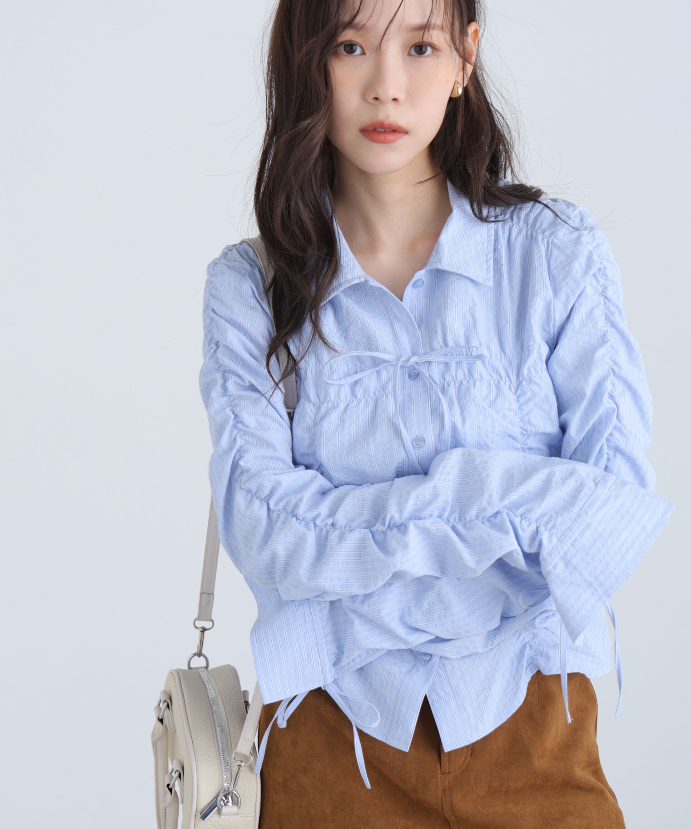  「シャーリングアソートシャツ」|シャツ・ブラウス|