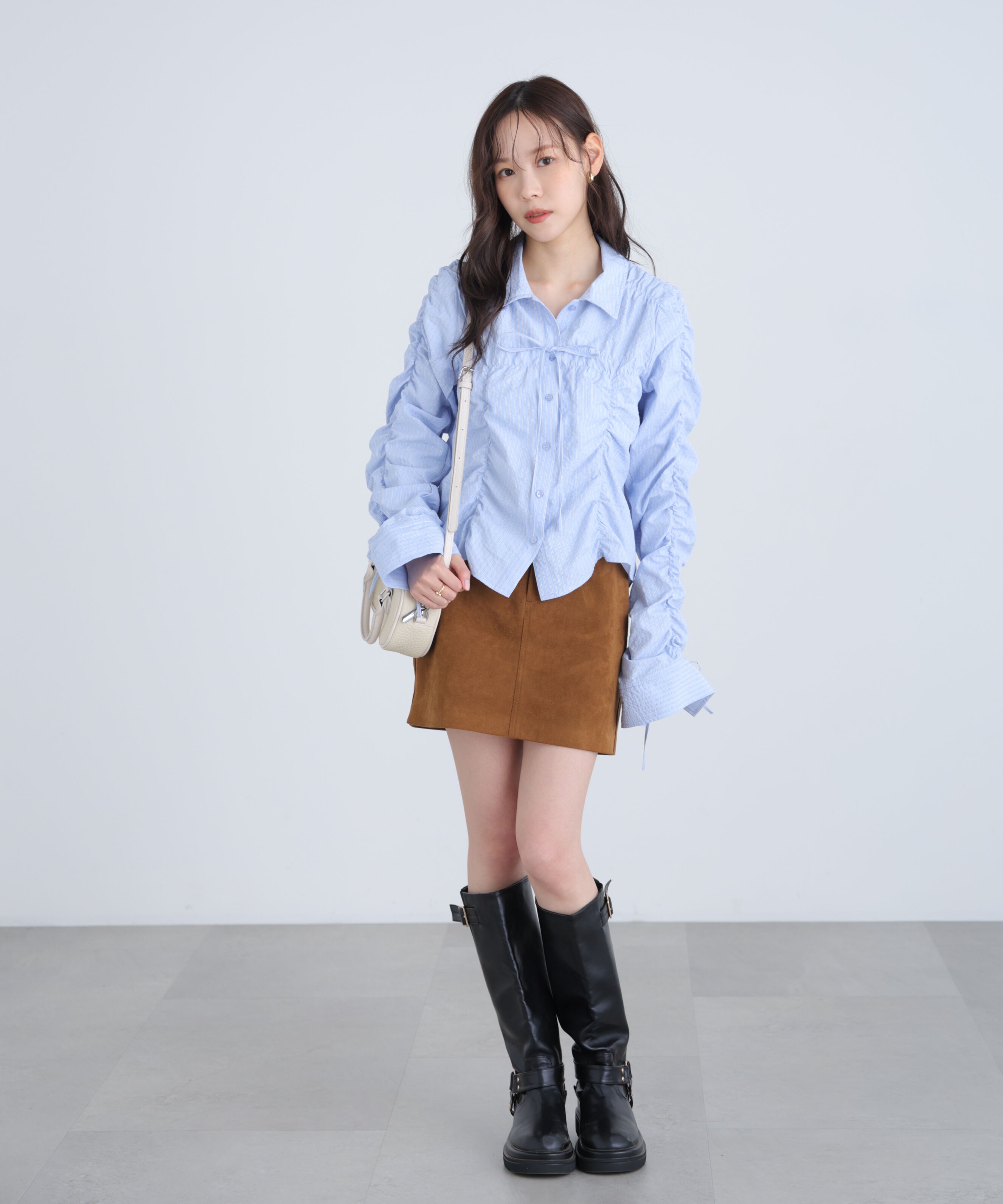  「シャーリングアソートシャツ」|シャツ・ブラウス|