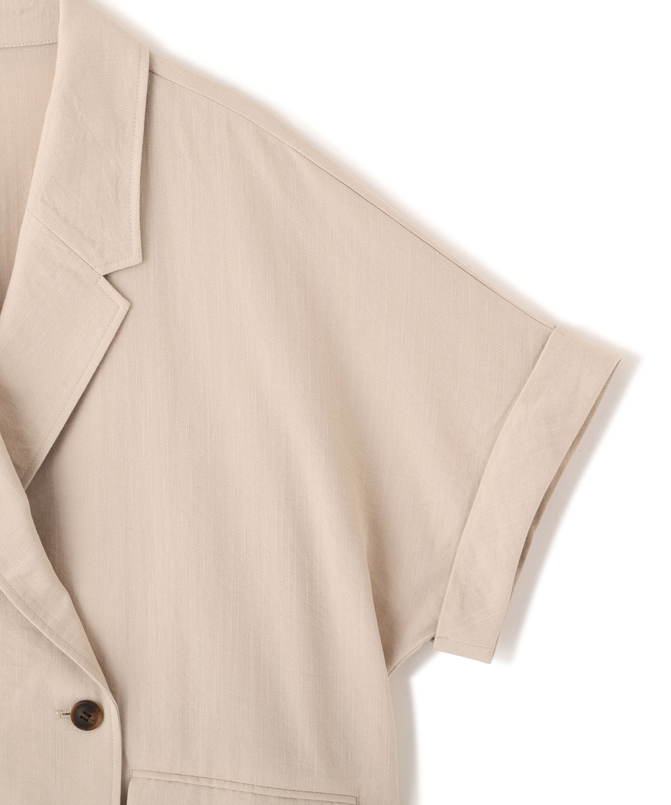  「麻調合繊ハーフスリーブジャケット」|その他|