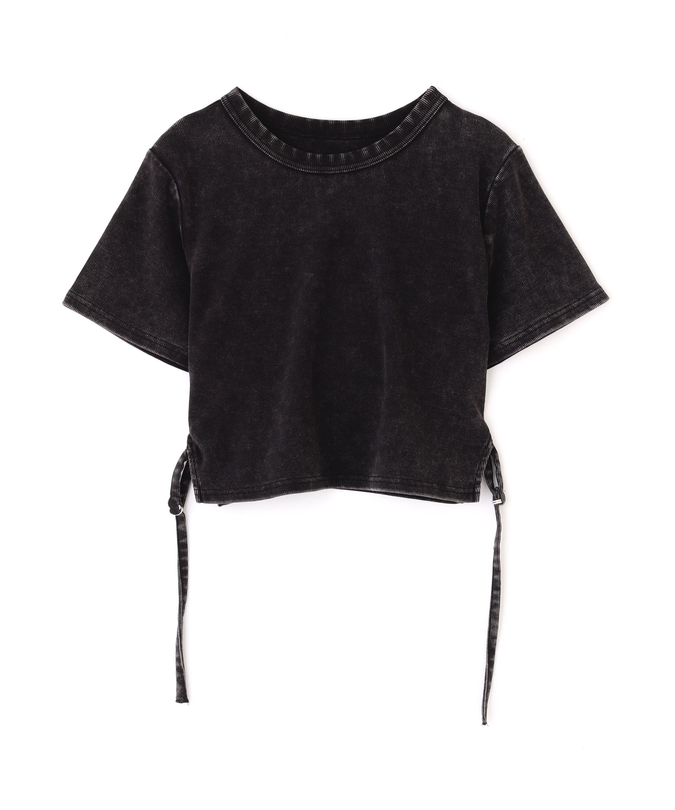  「ヴィンテージ加工サイドベルトＴ」|Tシャツ・カットソー|