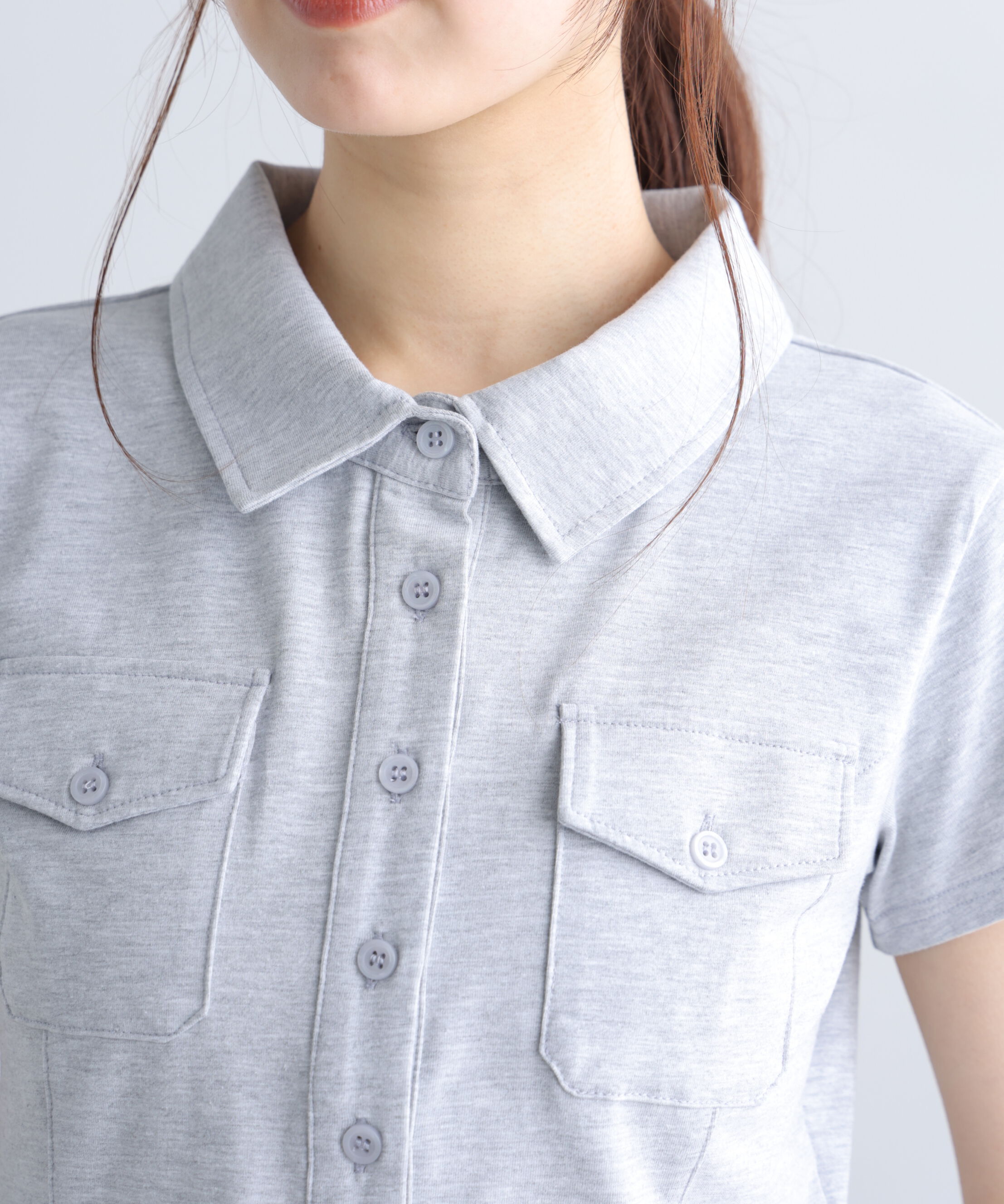  「コンパクトシャツカットソー」|Tシャツ・カットソー|