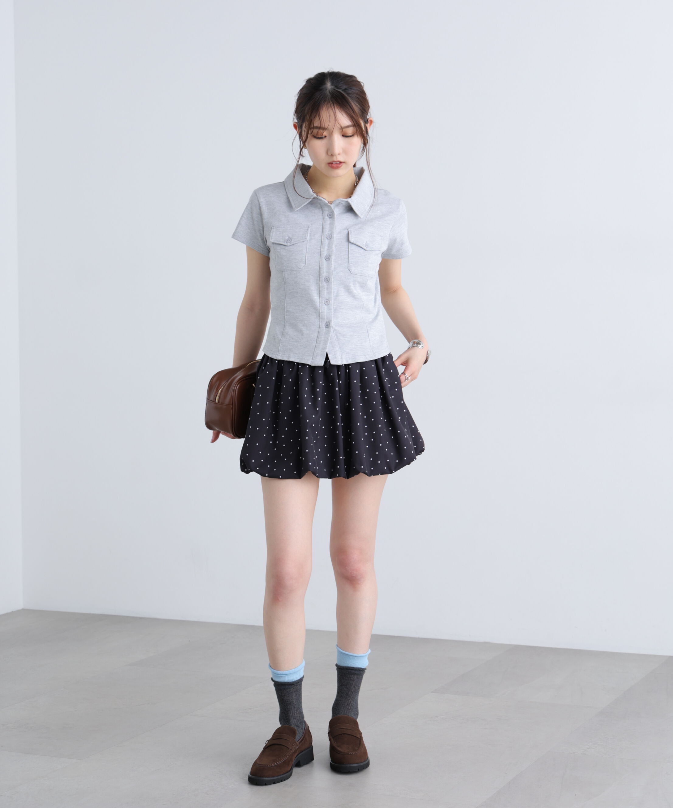  「コンパクトシャツカットソー」|Tシャツ・カットソー|