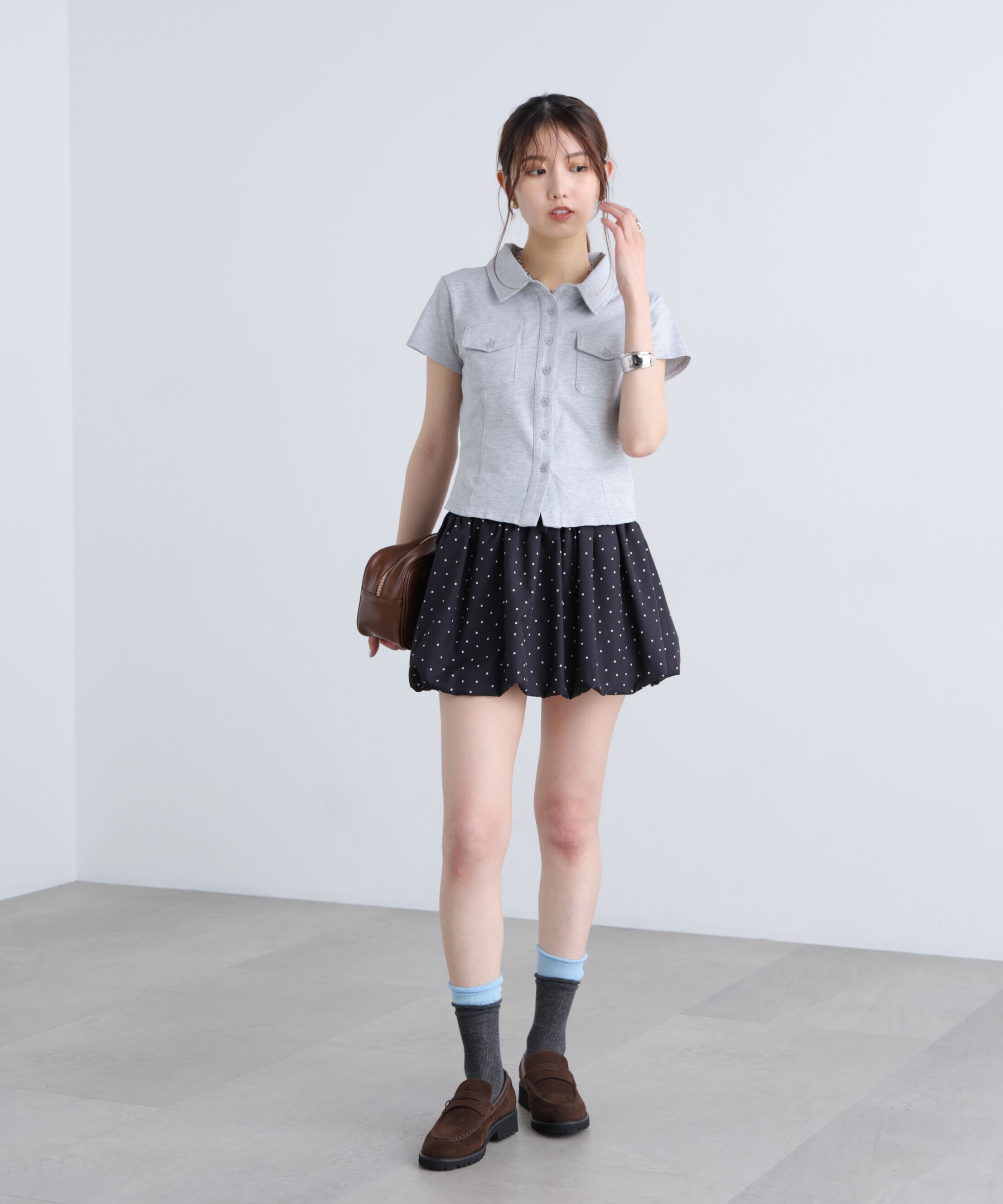  「コンパクトシャツカットソー」|Tシャツ・カットソー|