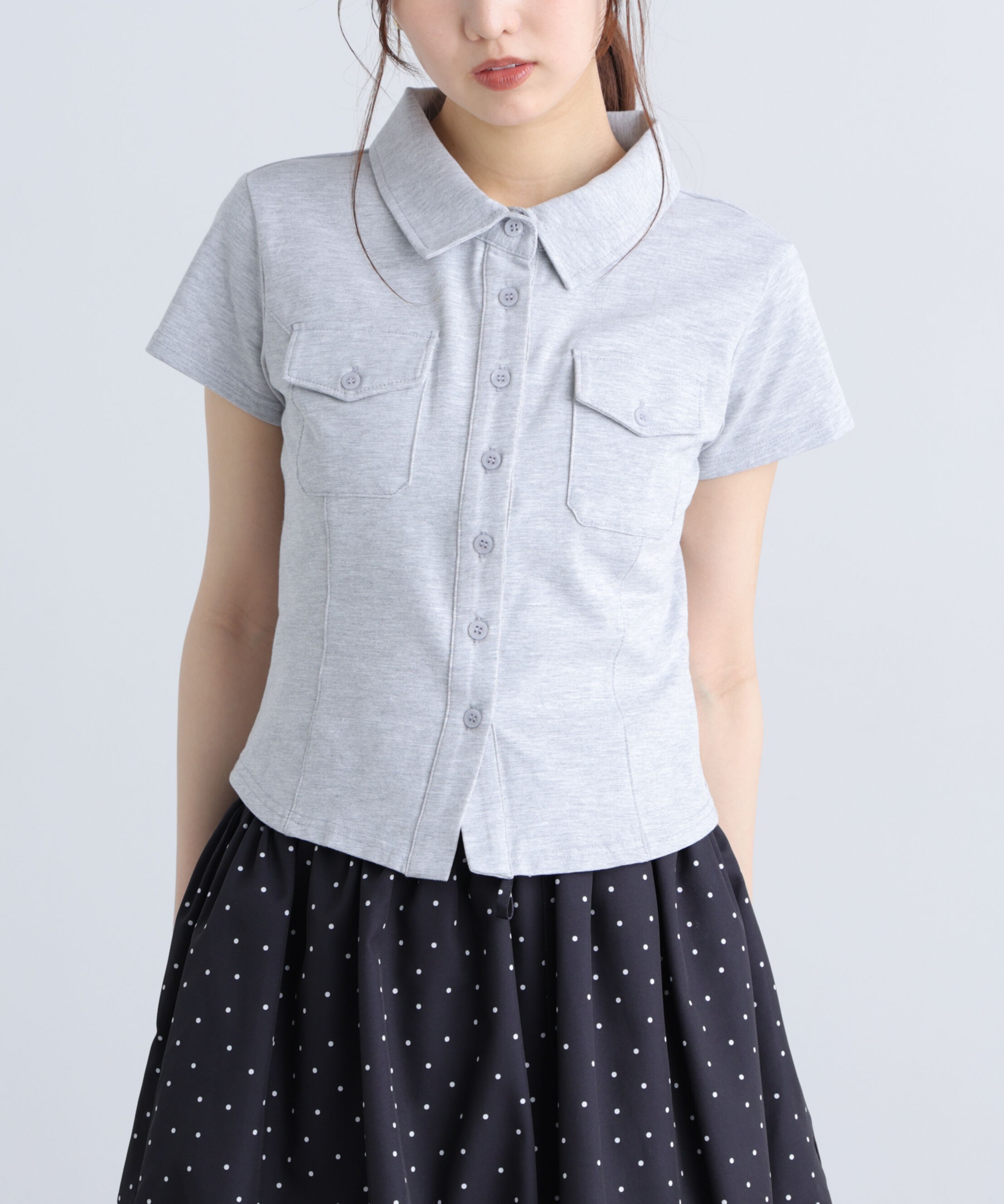  「コンパクトシャツカットソー」|Tシャツ・カットソー|