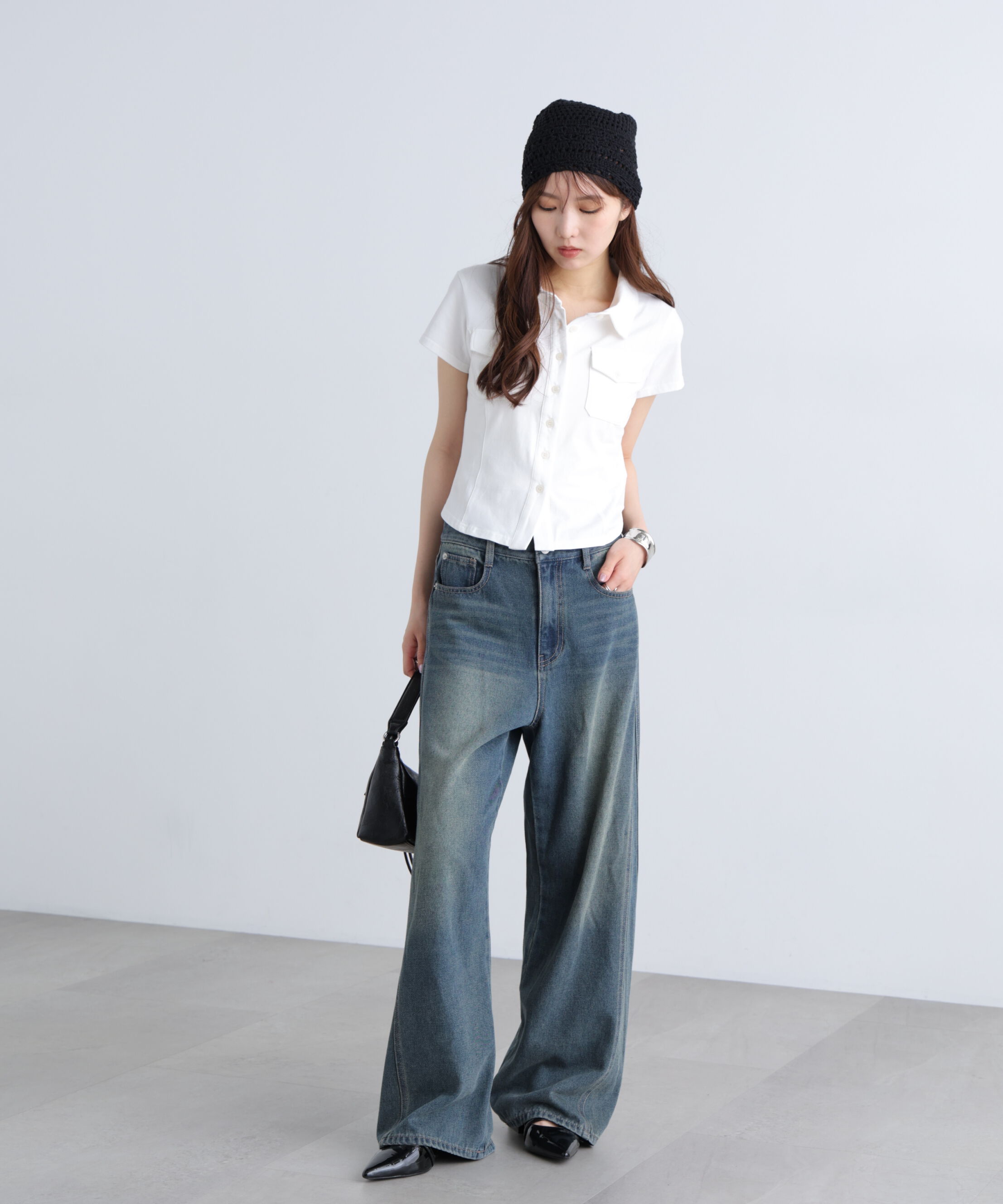  「コンパクトシャツカットソー」|Tシャツ・カットソー|