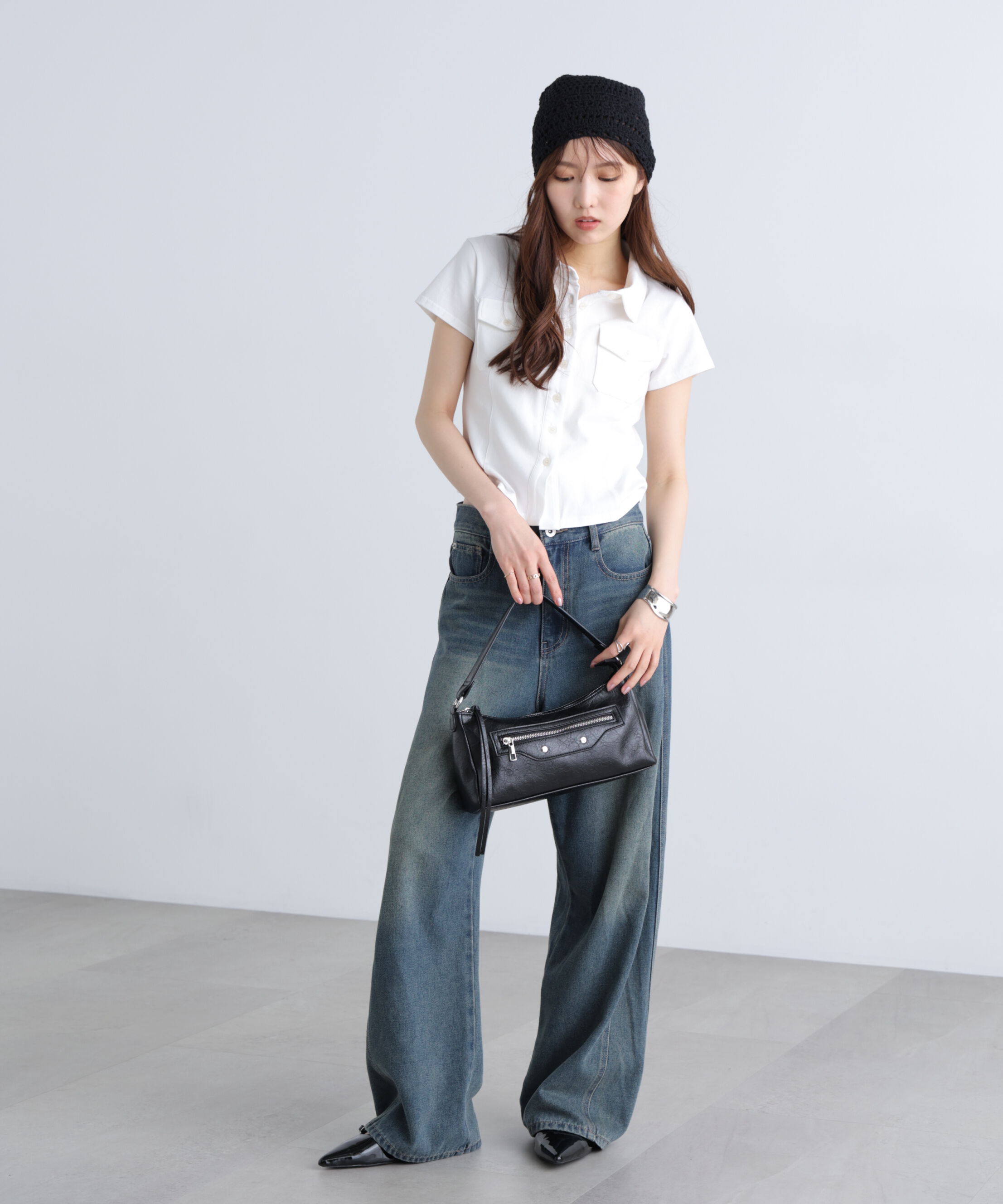  「コンパクトシャツカットソー」|Tシャツ・カットソー|