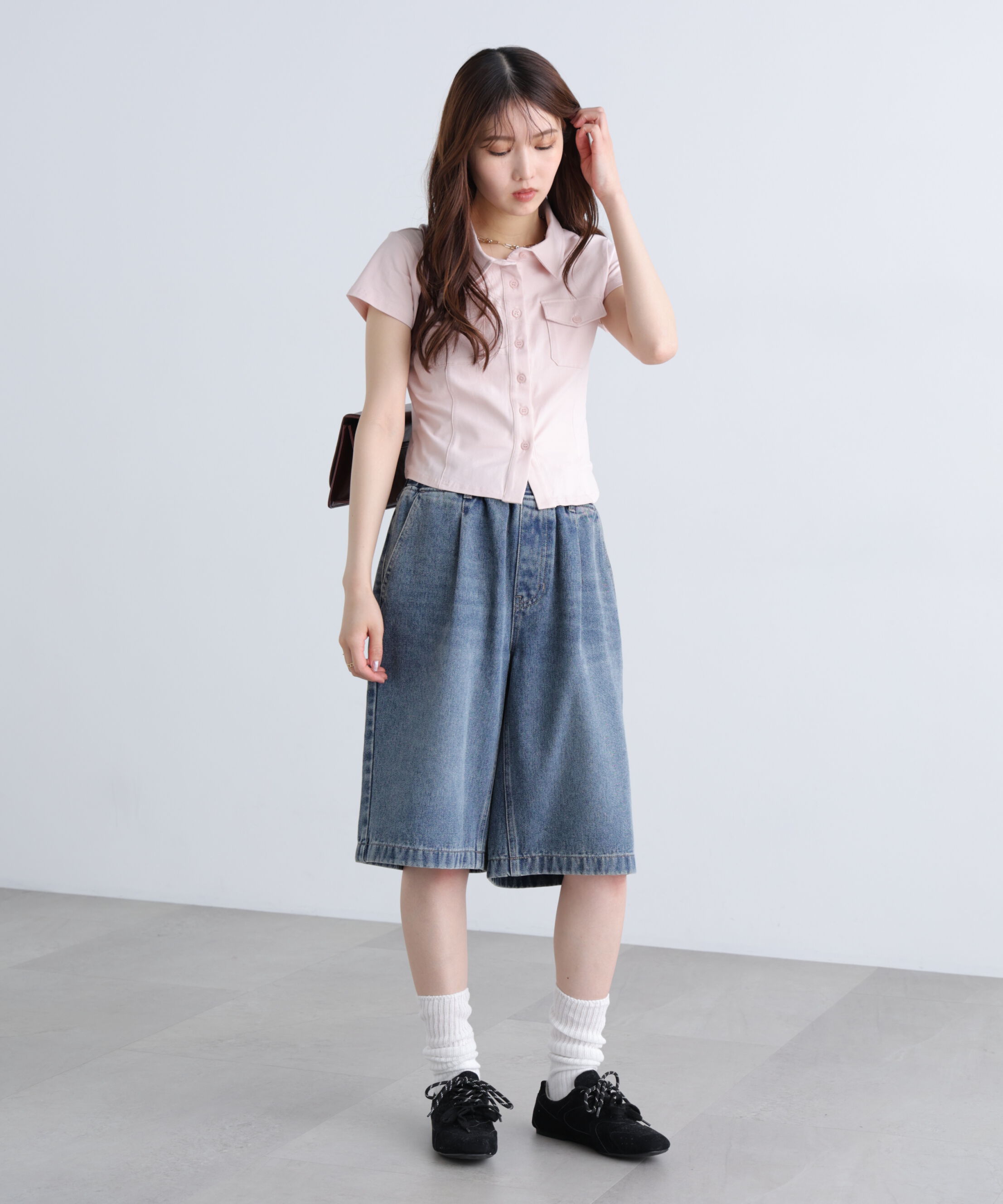  「コンパクトシャツカットソー」|Tシャツ・カットソー|