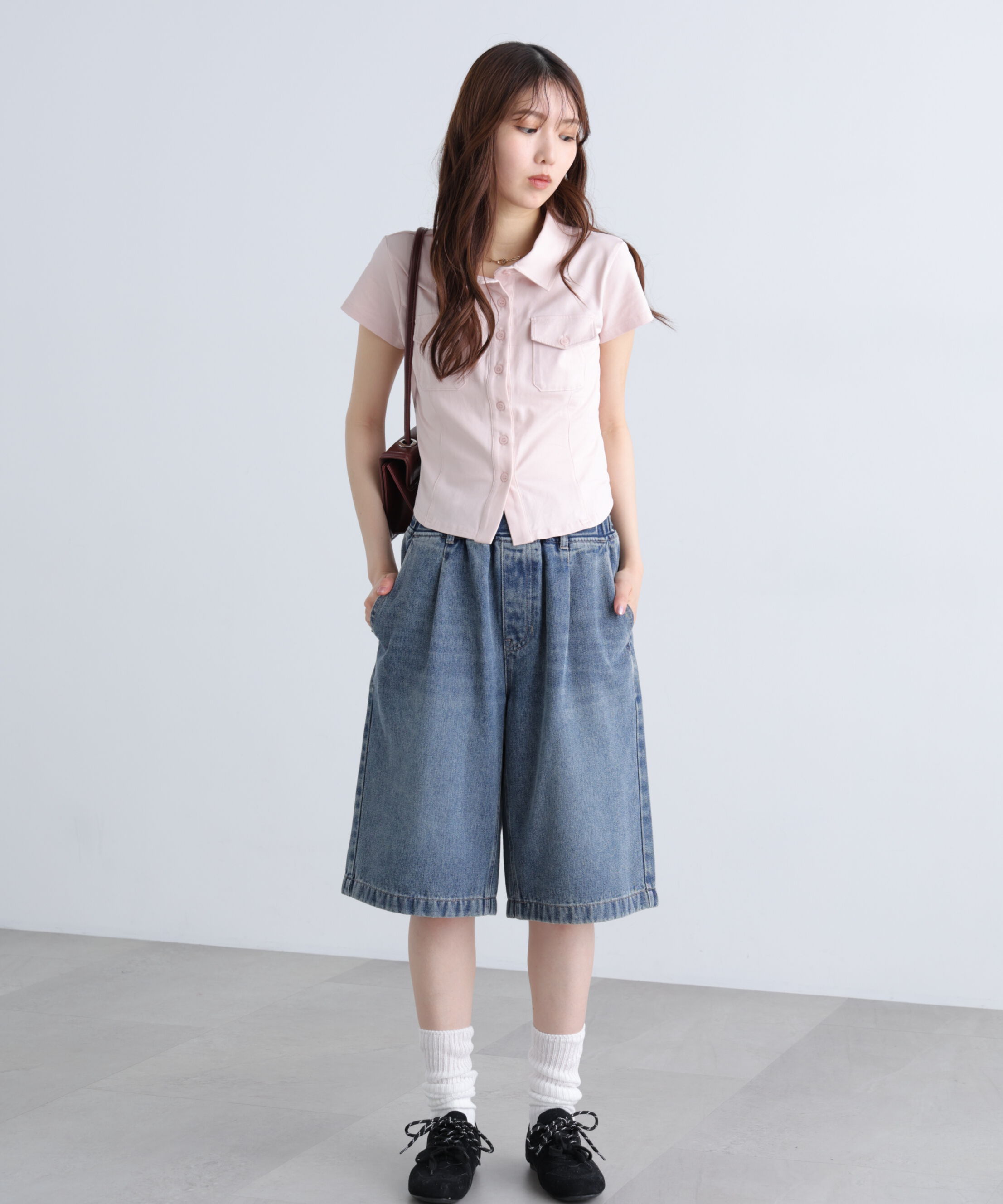  「コンパクトシャツカットソー」|Tシャツ・カットソー|