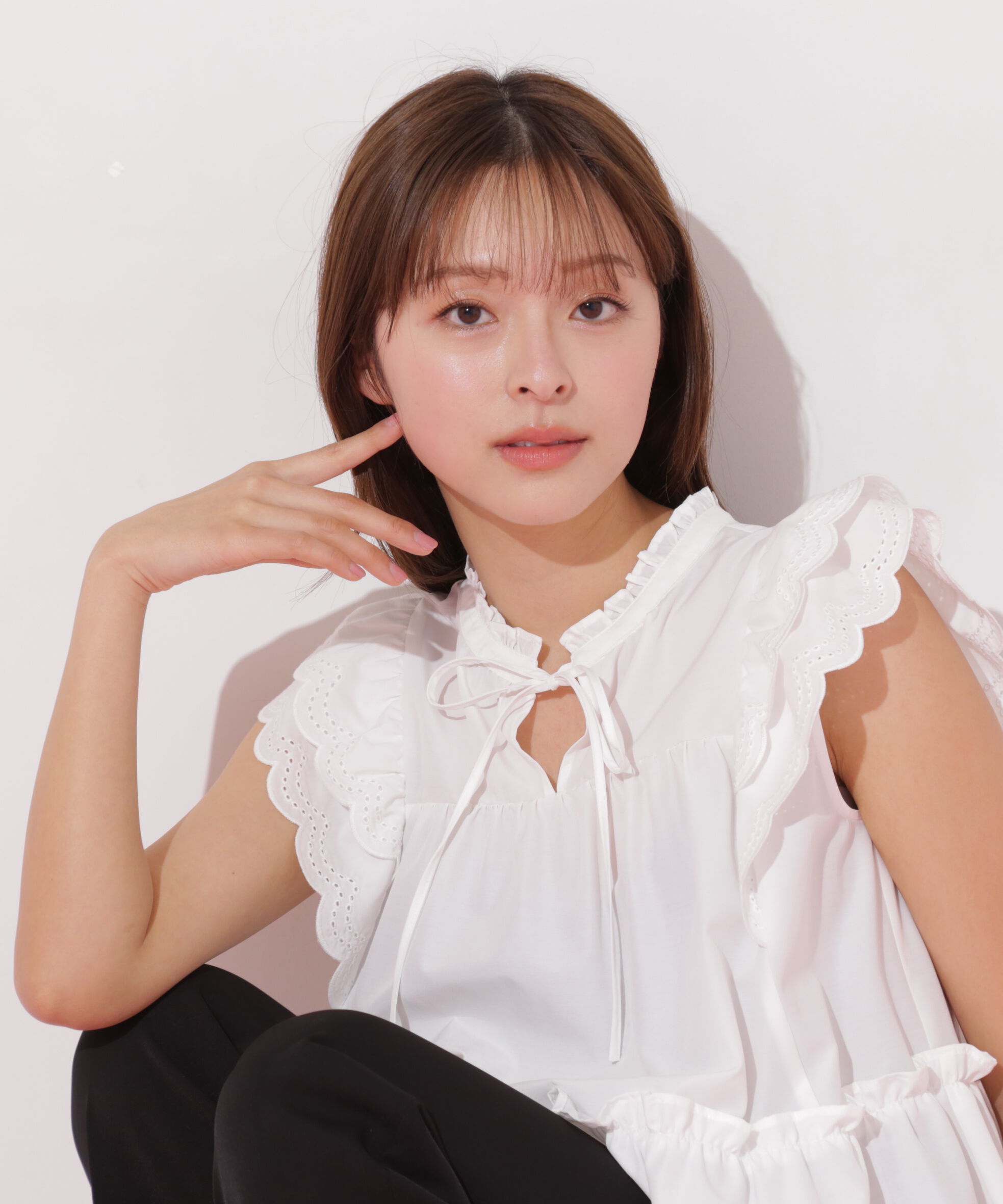  「カットワークティアードチュニック」|シャツ・ブラウス|