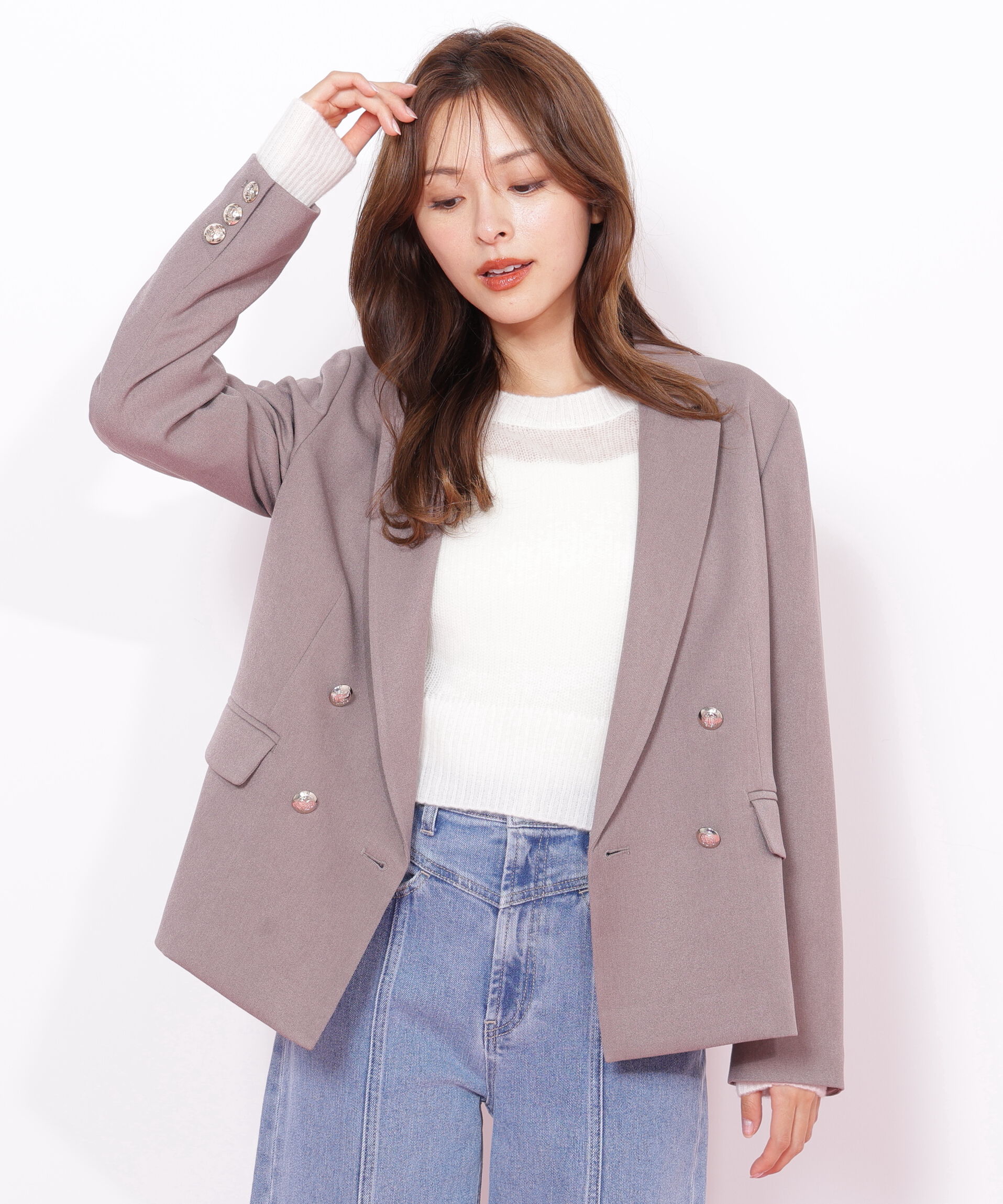  「ウーリッシュフラノジャケット」|その他|モカ