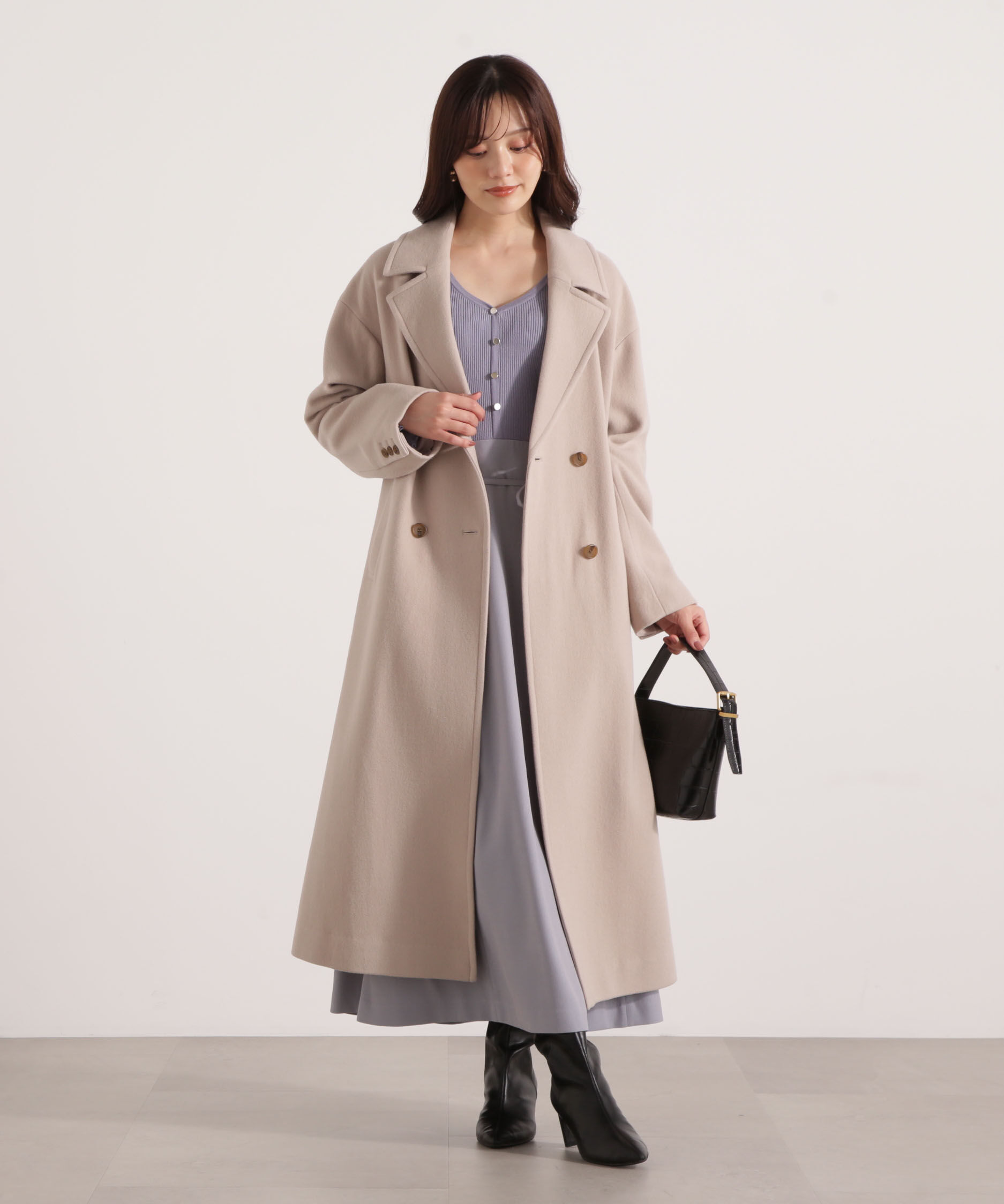 PROPORTION BODY DRESSING「ダブル釦チェスターコート 25AW」|その他|