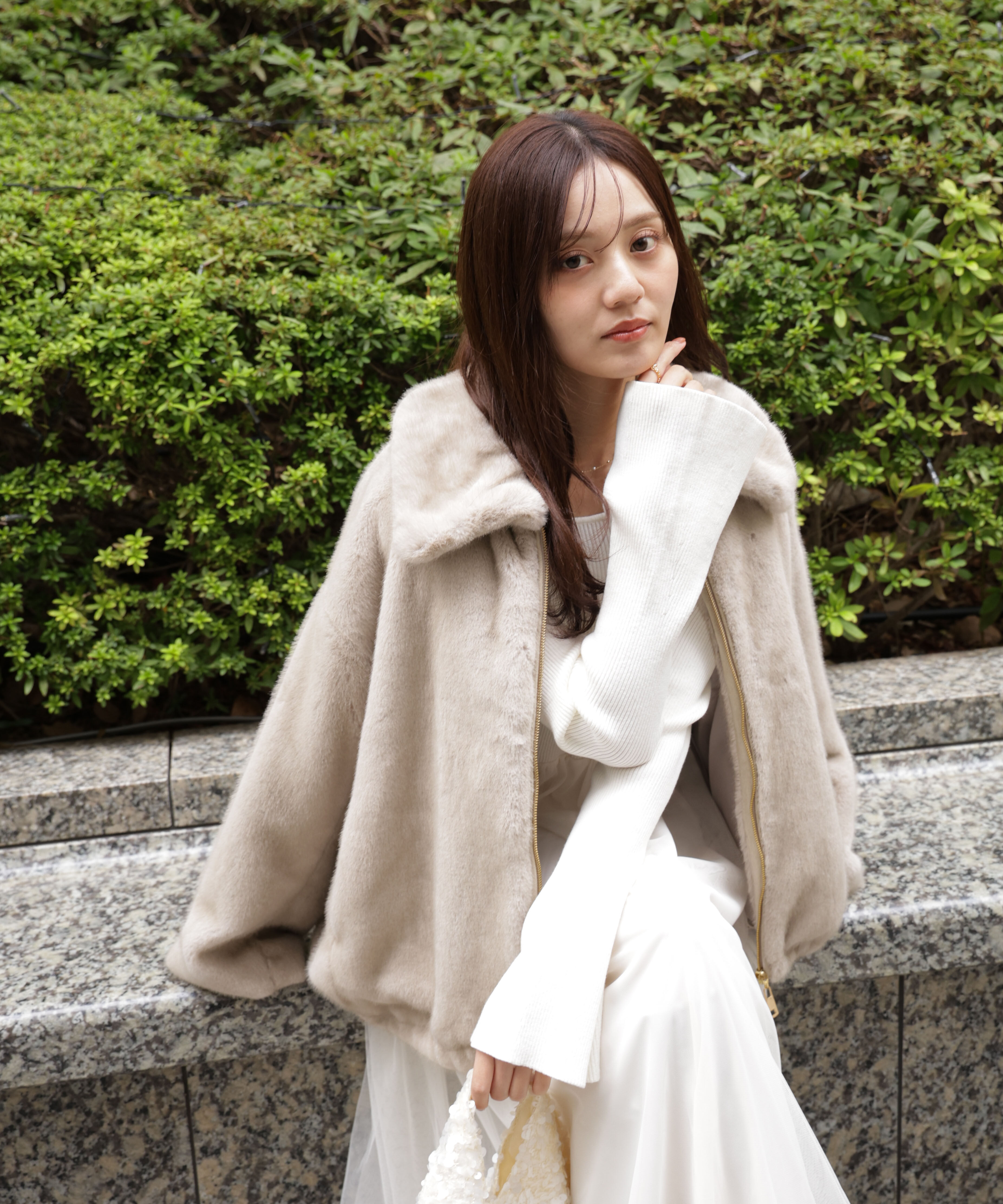 PROPORTION BODY DRESSING「フェイクファーブルゾン 25AW」|ブルゾン・スタジャン|