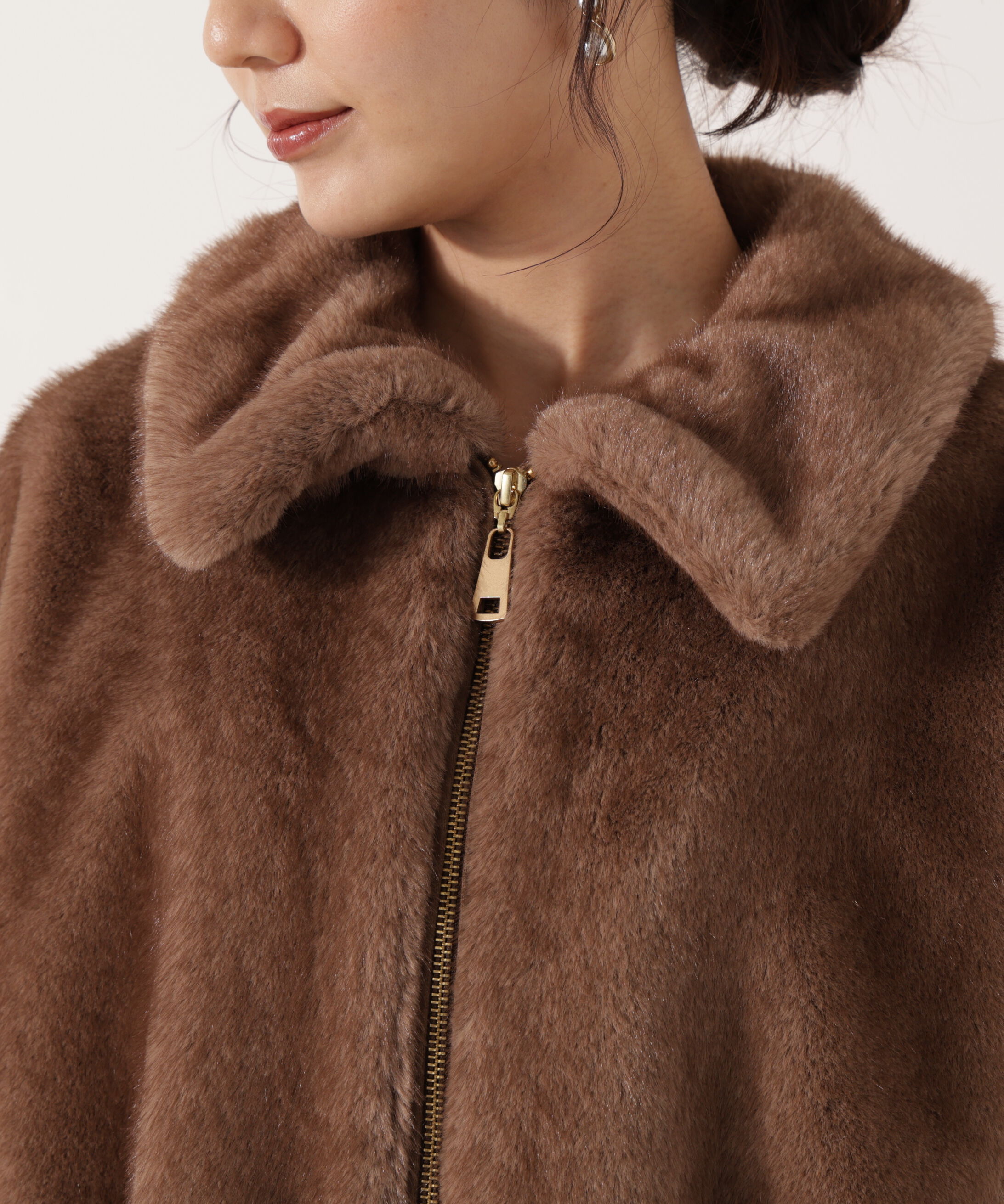 PROPORTION BODY DRESSING「フェイクファーブルゾン 25AW」|ブルゾン・スタジャン|