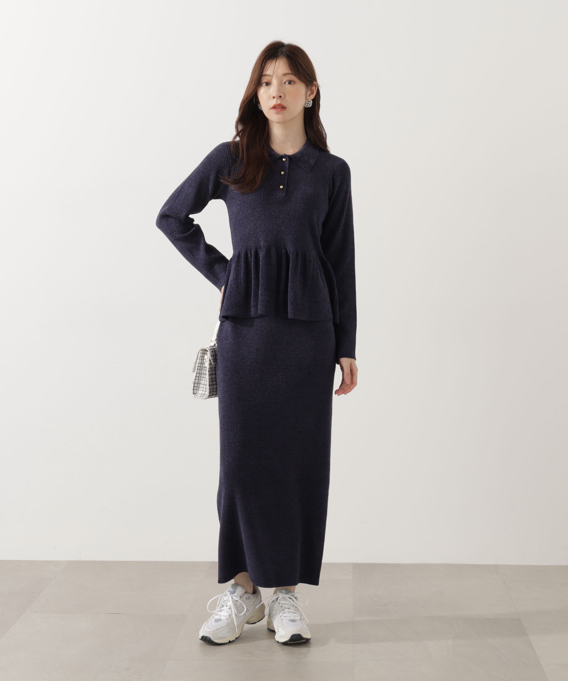 PROPORTION BODY DRESSING「ポロペプラムSETUP」|ワンピース|