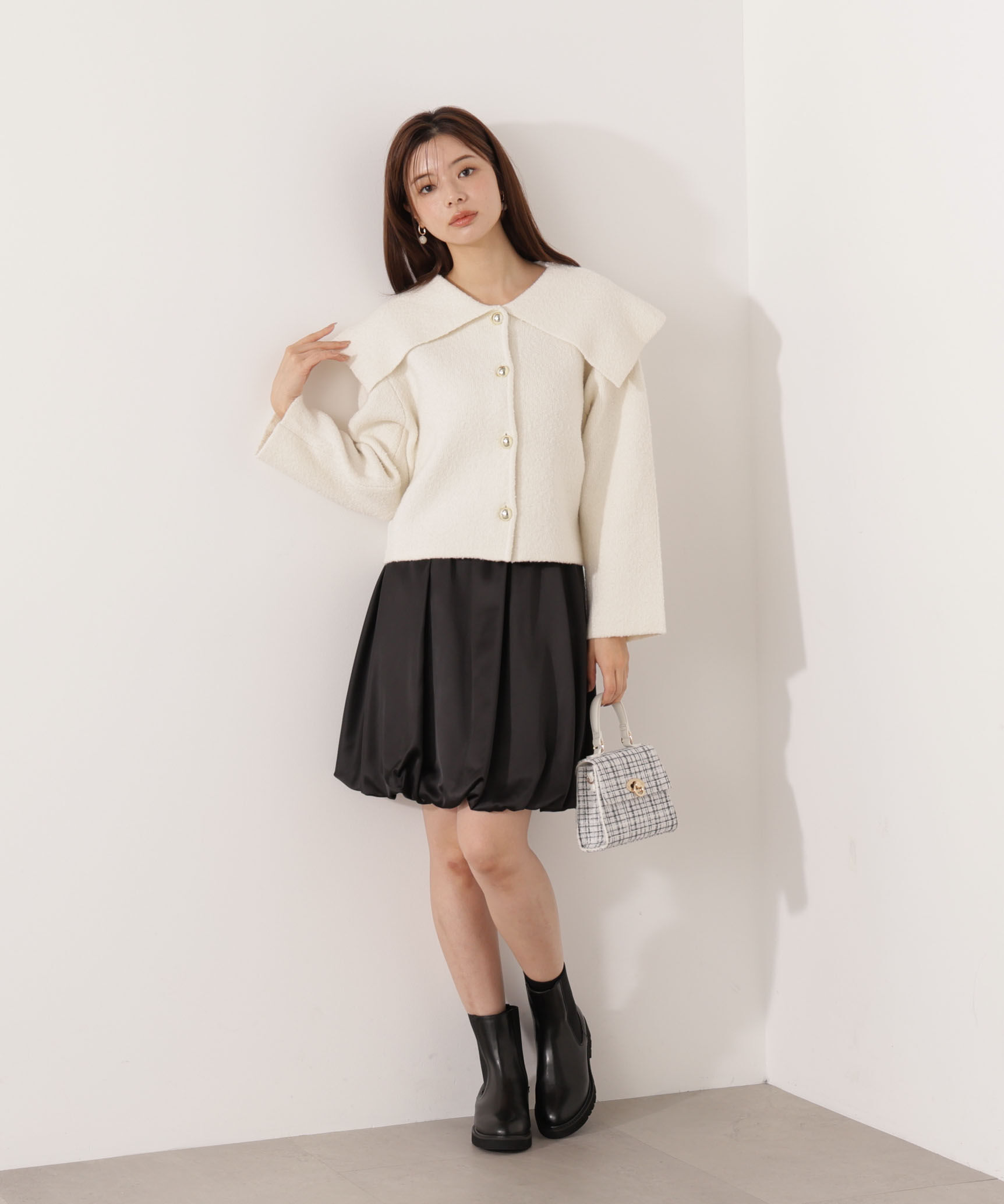 PROPORTION BODY DRESSING「＜ウォッシャブル＞バルーンミニスカート」|スカート|