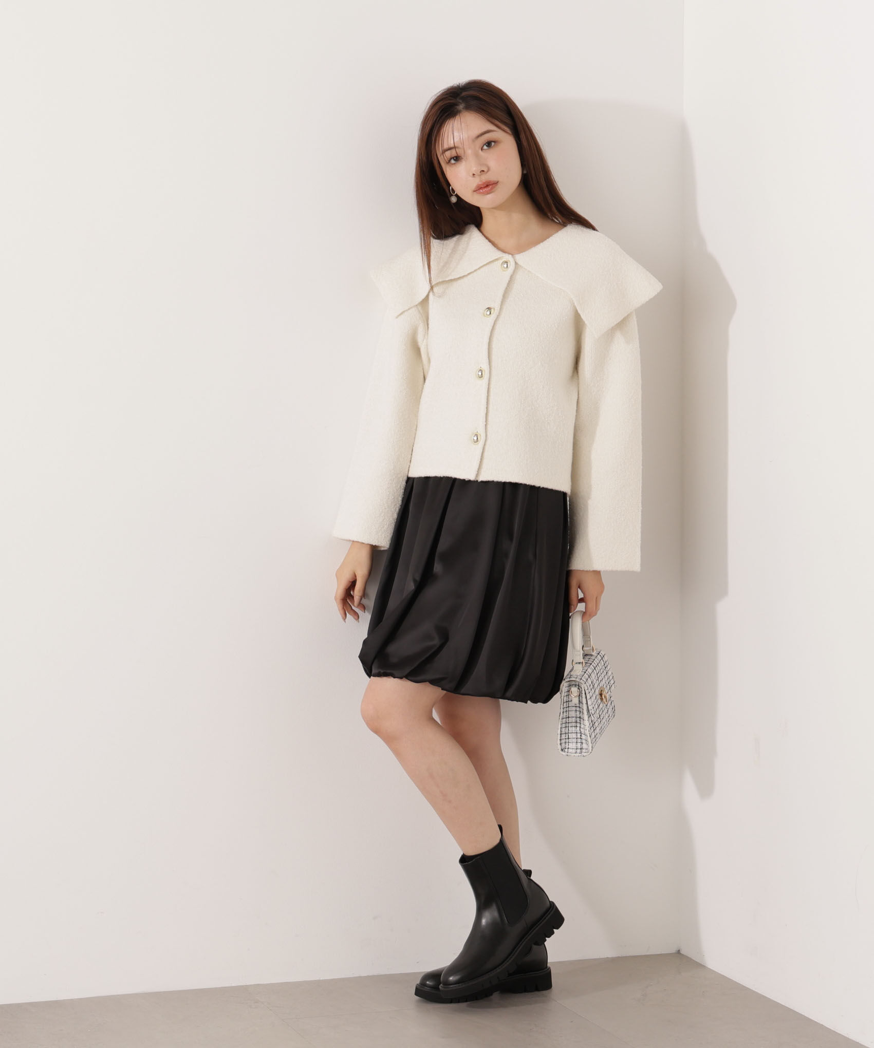 PROPORTION BODY DRESSING「＜ウォッシャブル＞バルーンミニスカート」|スカート|