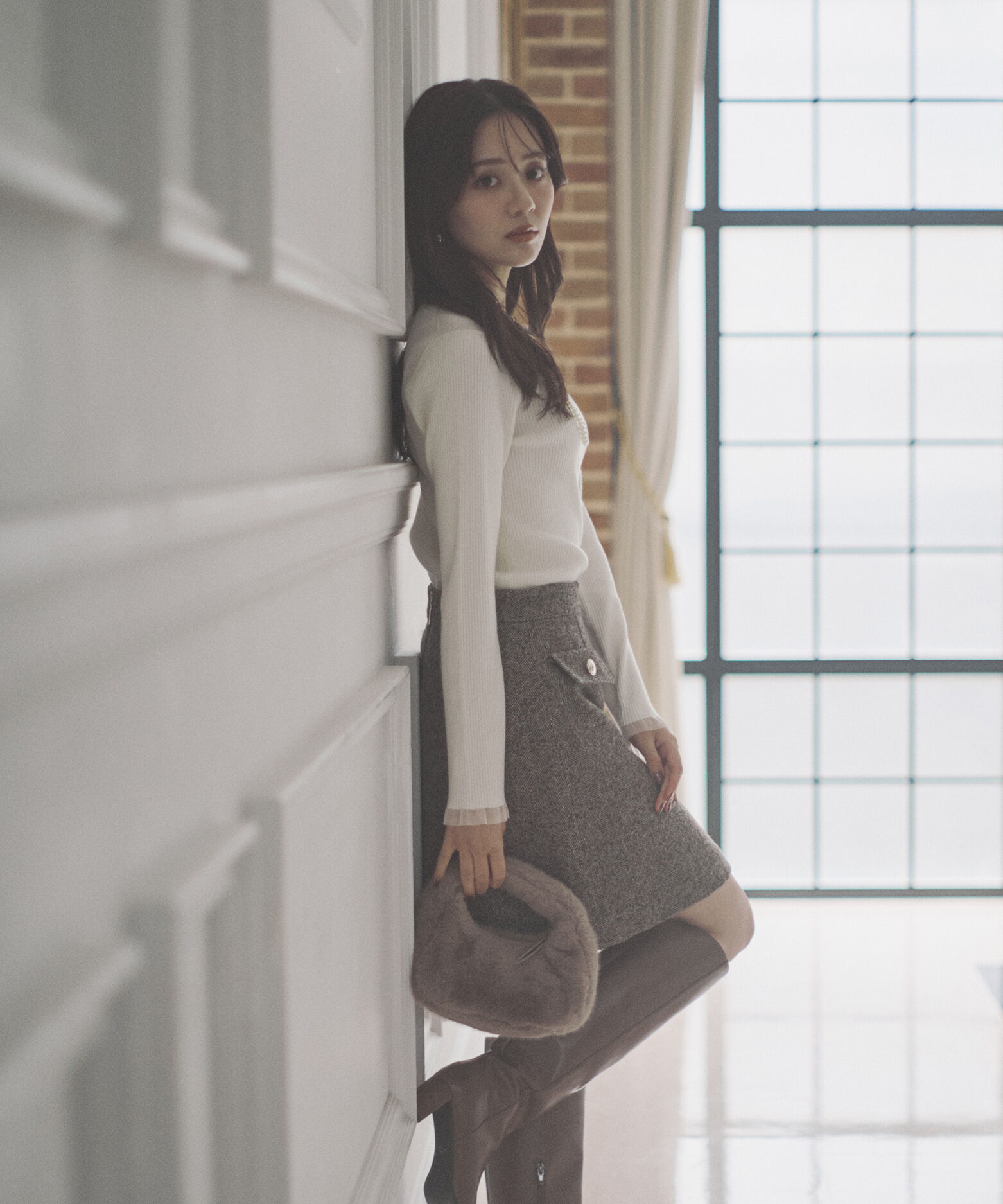 PROPORTION BODY DRESSING「ツイードミニスカート」|スカート|