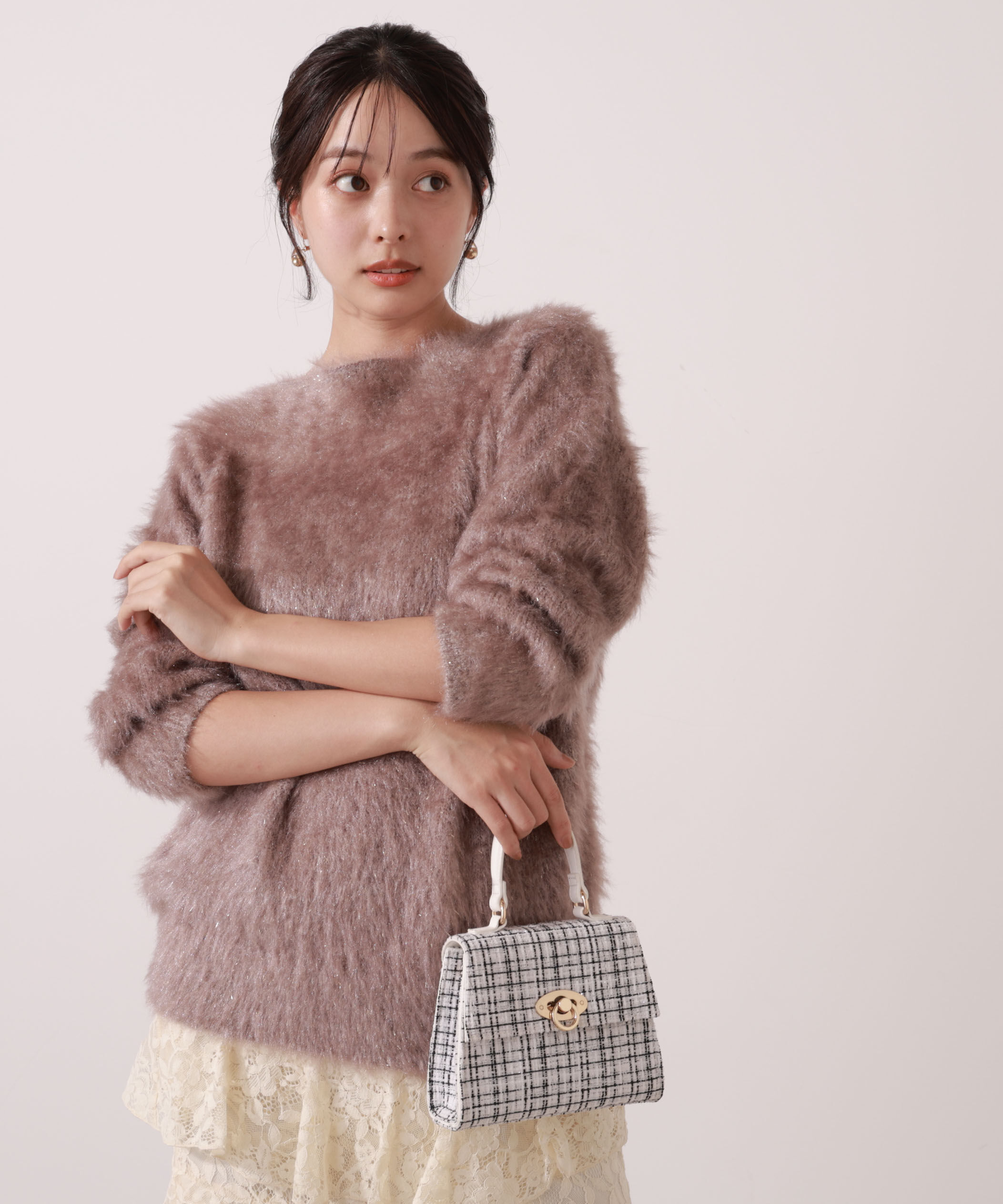 PROPORTION BODY DRESSING「ヘアリーニット 25AW」|ニット・セーター|